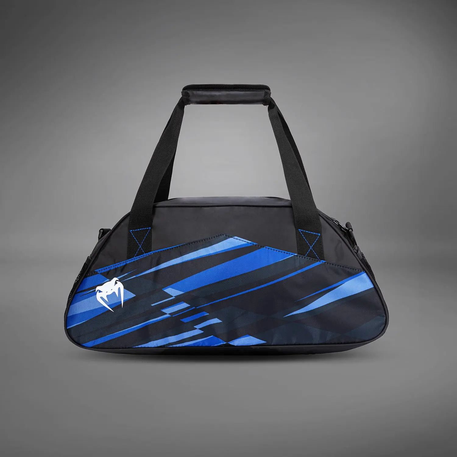 Venum Abyss Sports Bag - Shadow Blue преден изглед със страничен джоб