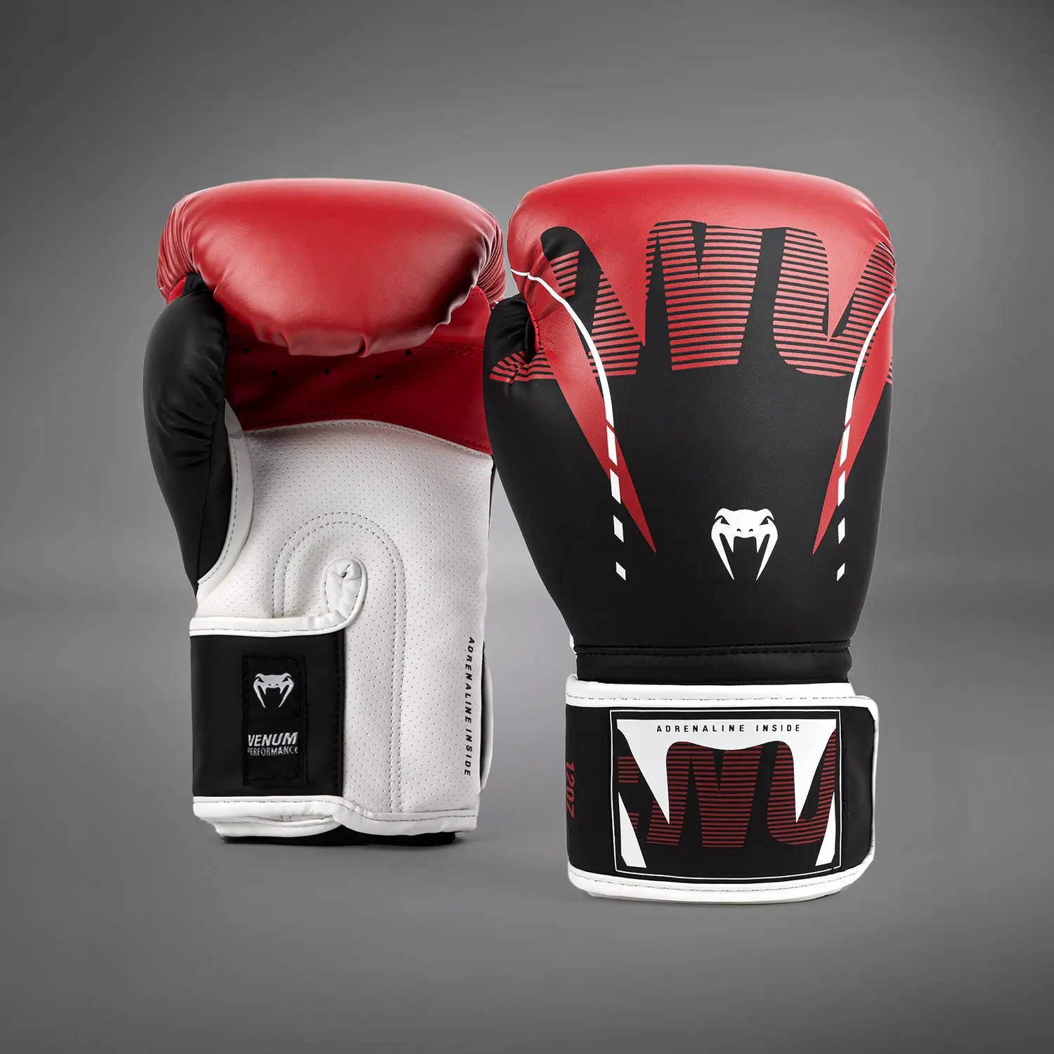 Venum Adrenaline Boxing Gloves - Red страничен изглед
