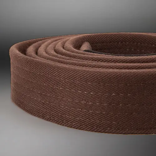 Venum КОЛАН ЗА ДЖУ-ДЖИЦУ / ЖИУ - ЖИЦУ - VENUM BJJ BELT / BROWN детайлен преден изглед