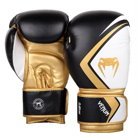 Venum Boxing Gloves Contender 2.0 - Black/White-Gold