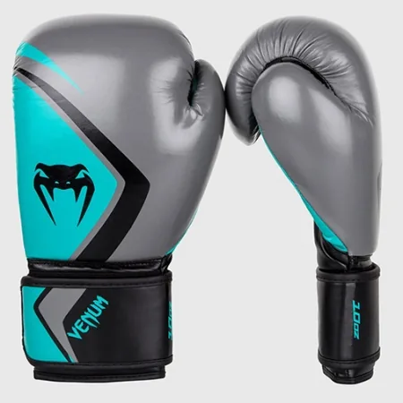Venum Boxing Gloves Contender 2.0 - Grey/Turquoise-Black