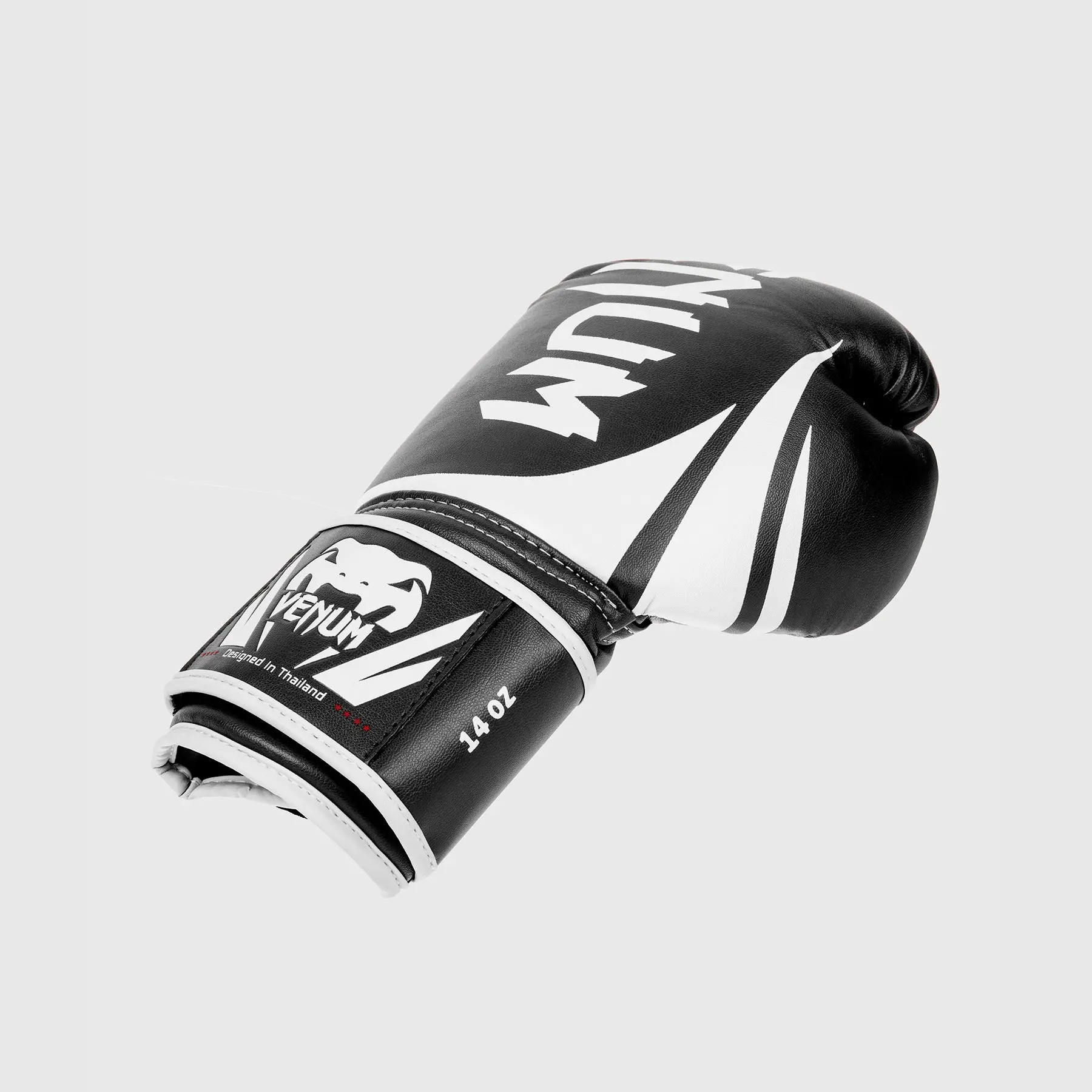 Venum Challenger 2.0 Boxing Gloves - Black/White изглед отстрани