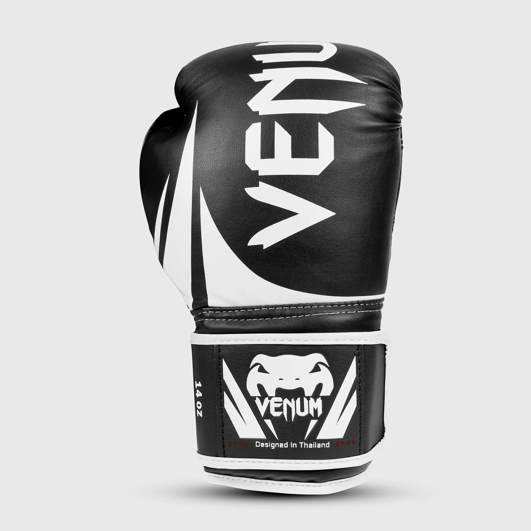 Venum Challenger 2.0 Boxing Gloves - Black/White изглед отпред