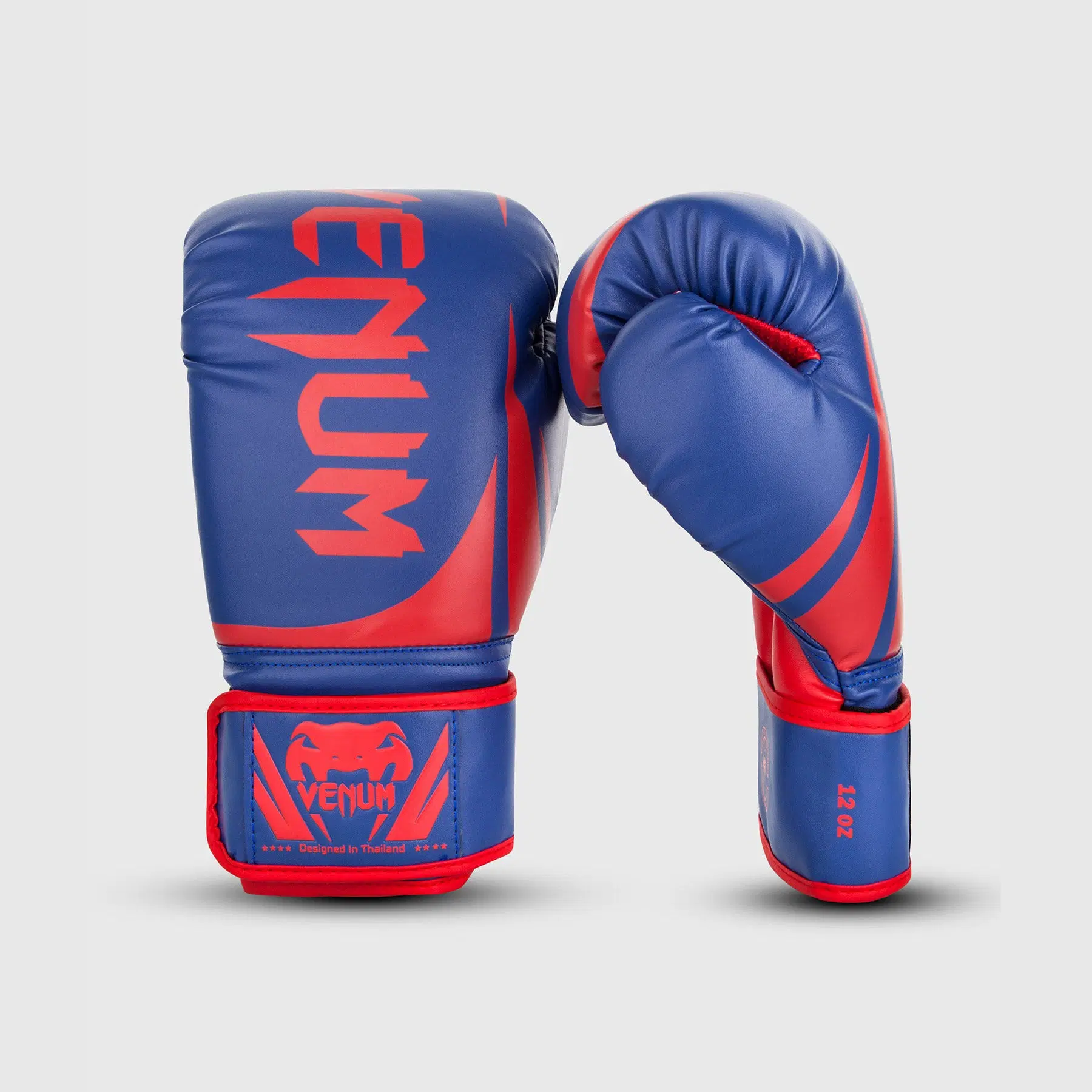 Venum Challenger 2.0 Boxing Gloves - Blue/Red преден изглед