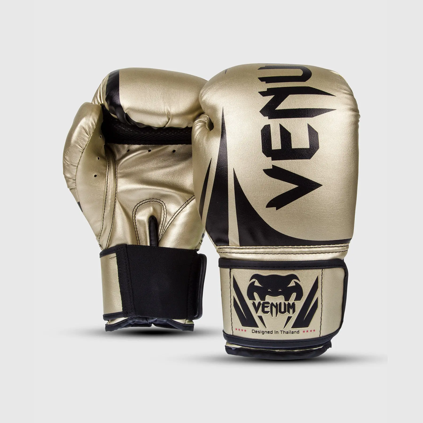 Venum Challenger 2.0 Boxing Gloves - Gold ляв преден изглед