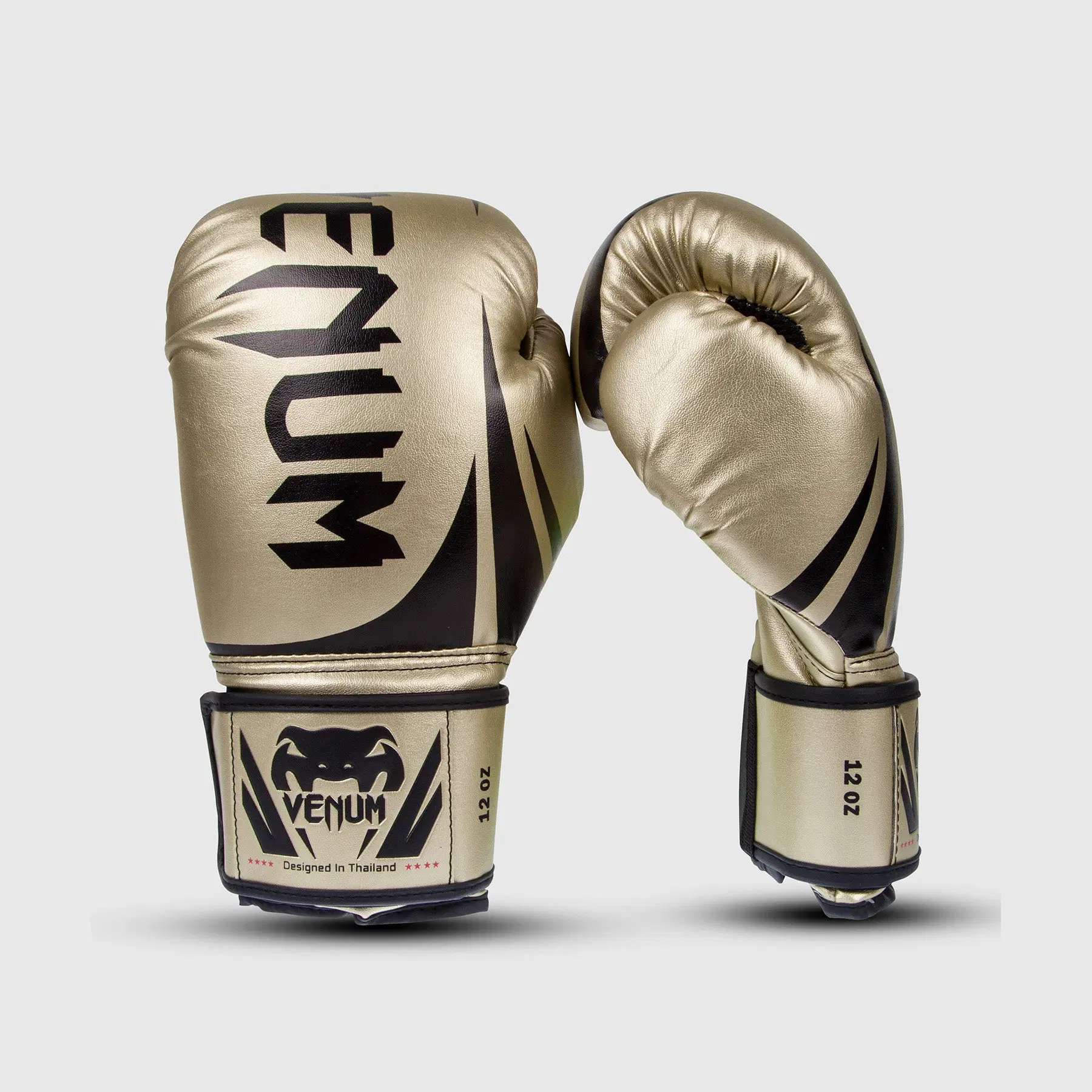 Venum Challenger 2.0 Boxing Gloves - Gold преден изглед