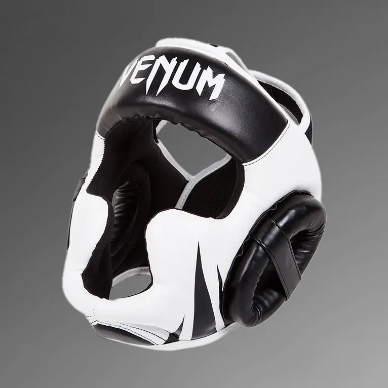 Venum Challenger 2.0 Headgear - Black/White преден изглед