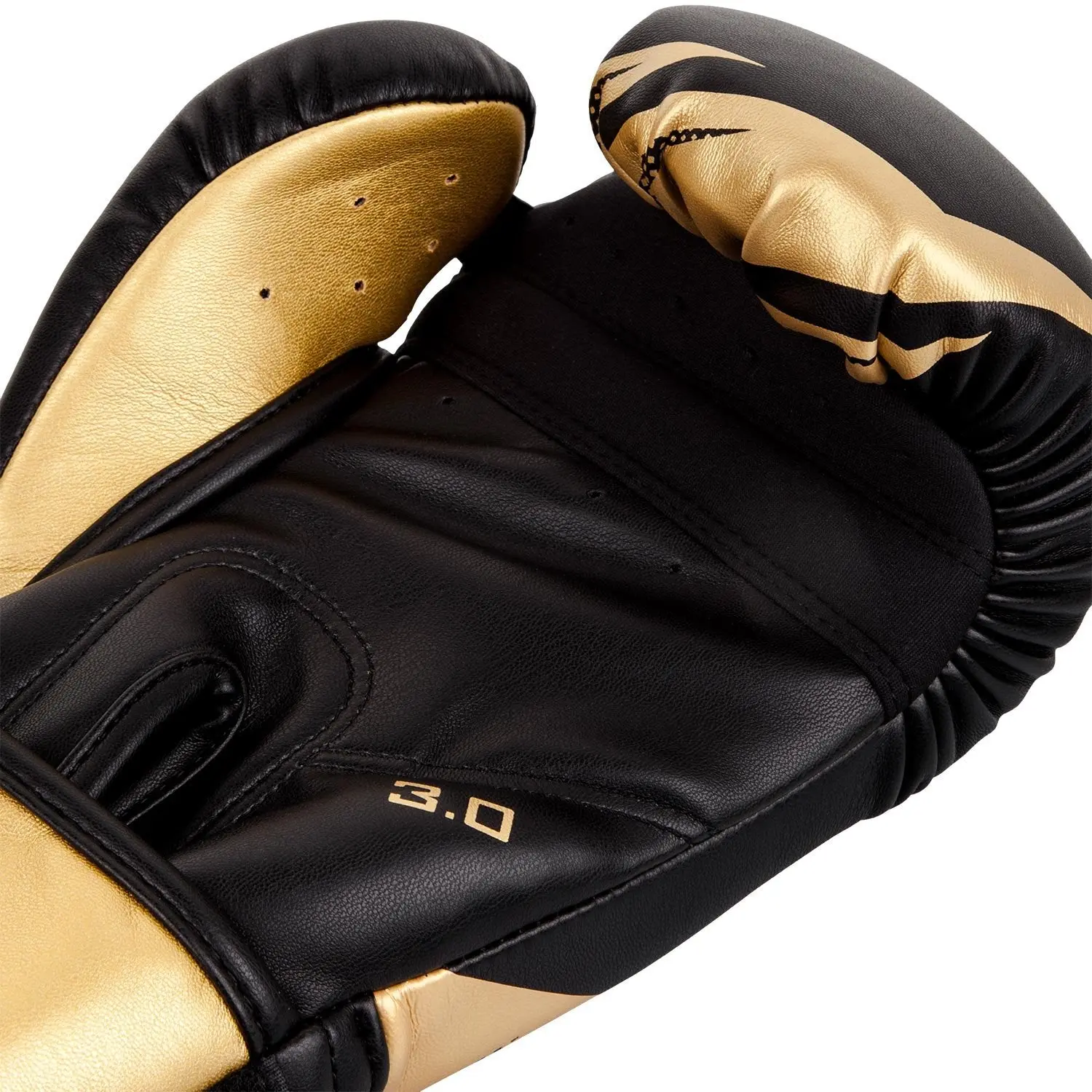 Venum Challenger 3.0 Boxing Gloves - Black/Gold детайл размер 12oz