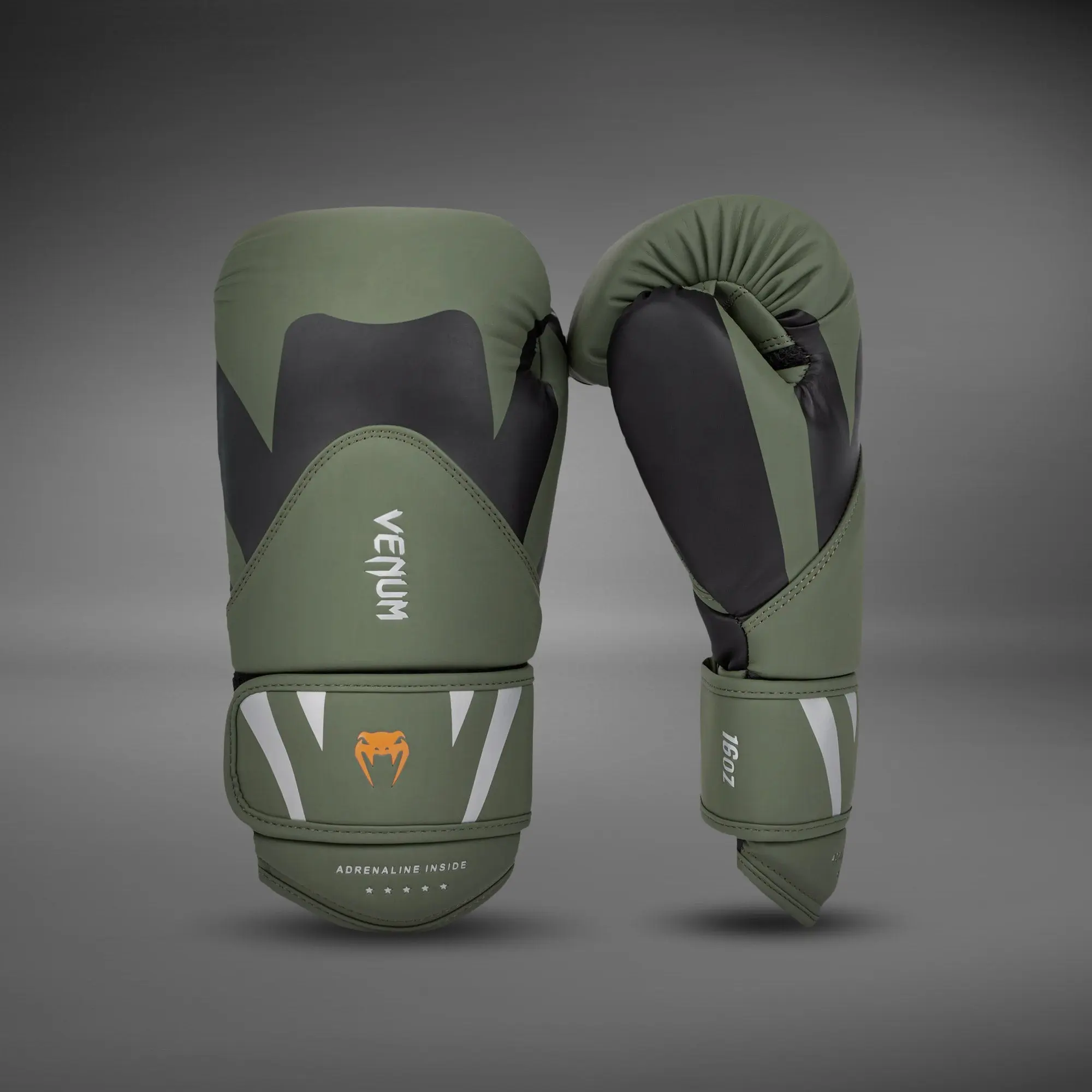 Venum Challenger 4.0 Boxing Gloves - Khaki/Black, заден изглед