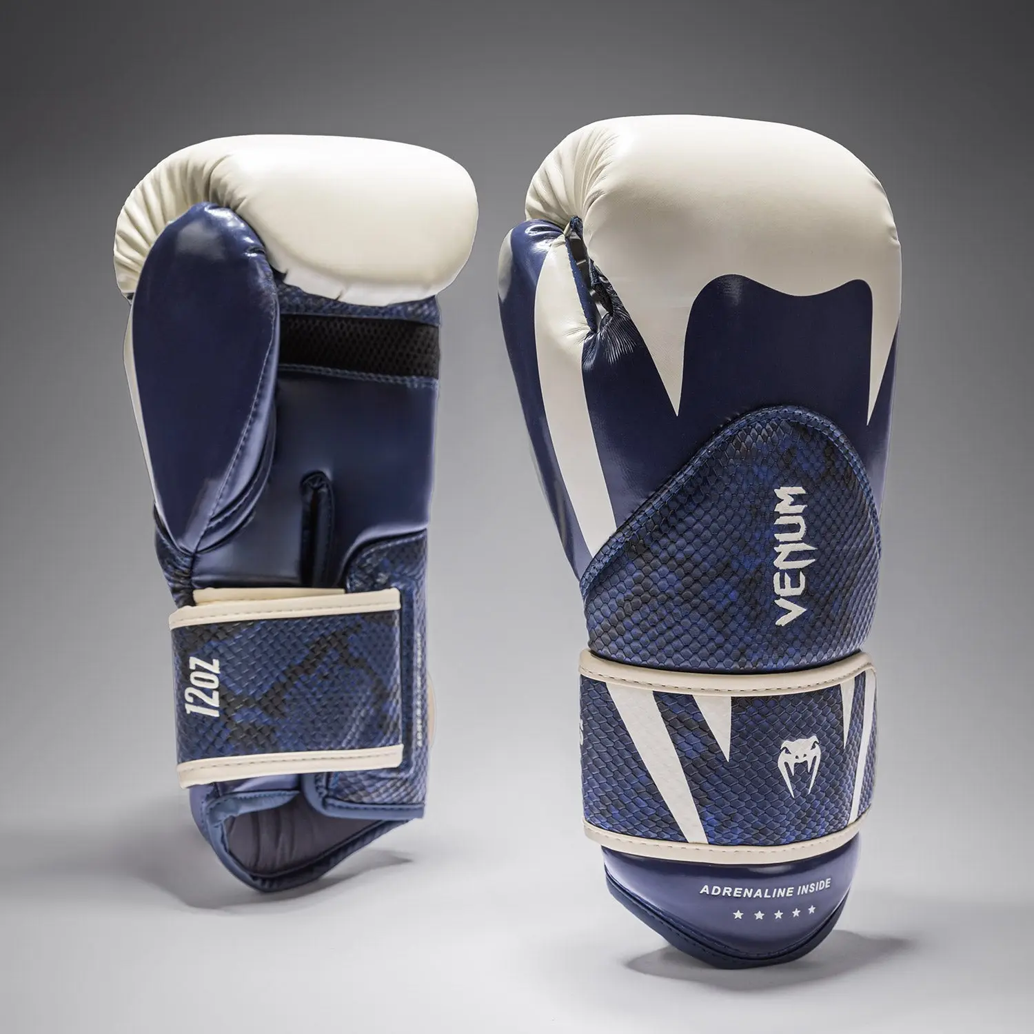Venum Challenger 4.0 Scales Boxing Gloves - Midnight Blue, заден изглед