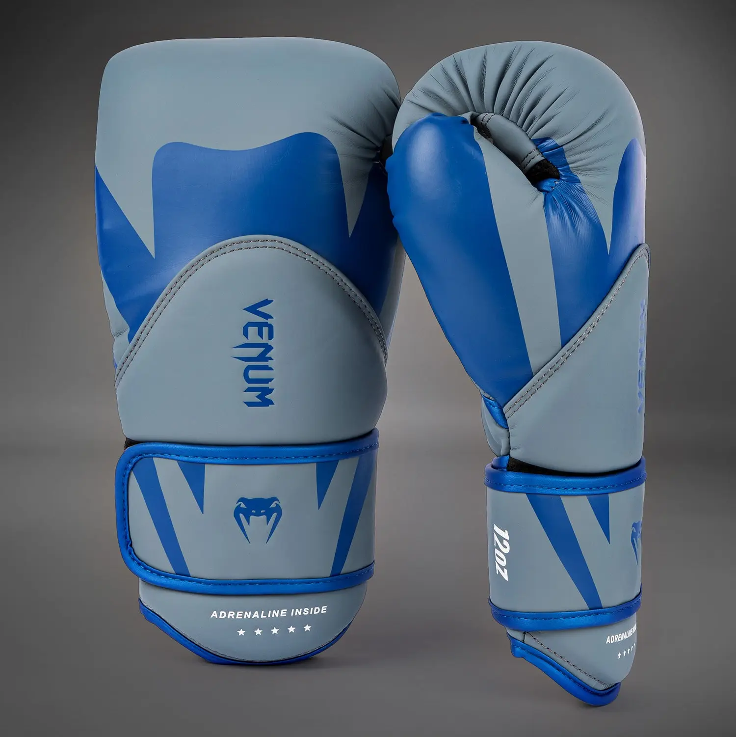 Venum Challenger 4.0 Boxing Gloves - Pebble Grey страничен изглед