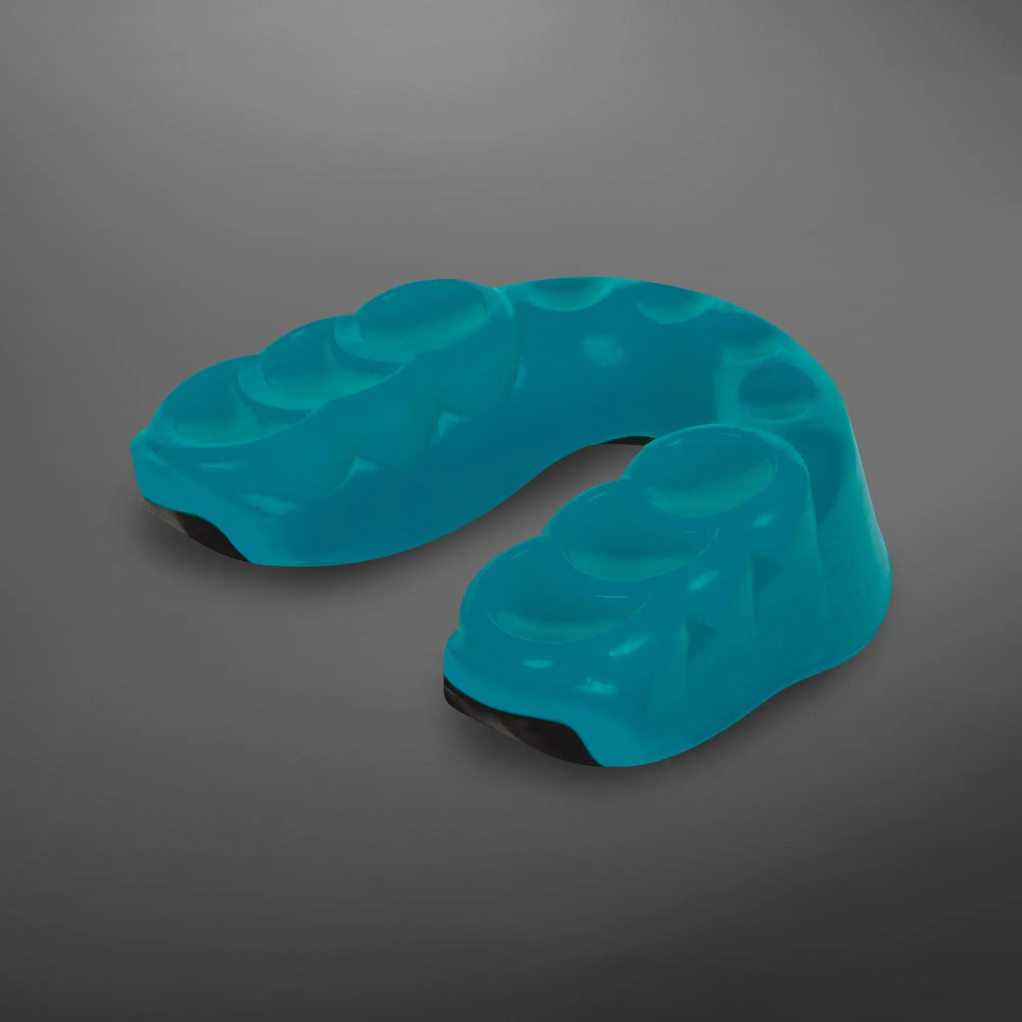 Протектор за уста Venum Challenger Mouthguard - Cyan/Black, горен изглед