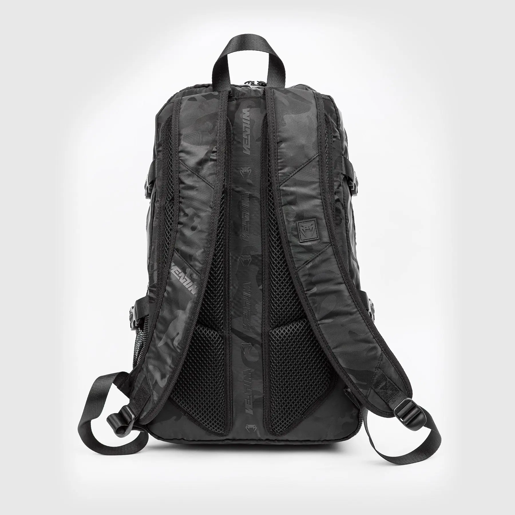 Venum Challenger Pro BackPack (20-25L) - Black/Dark Camo заден изглед