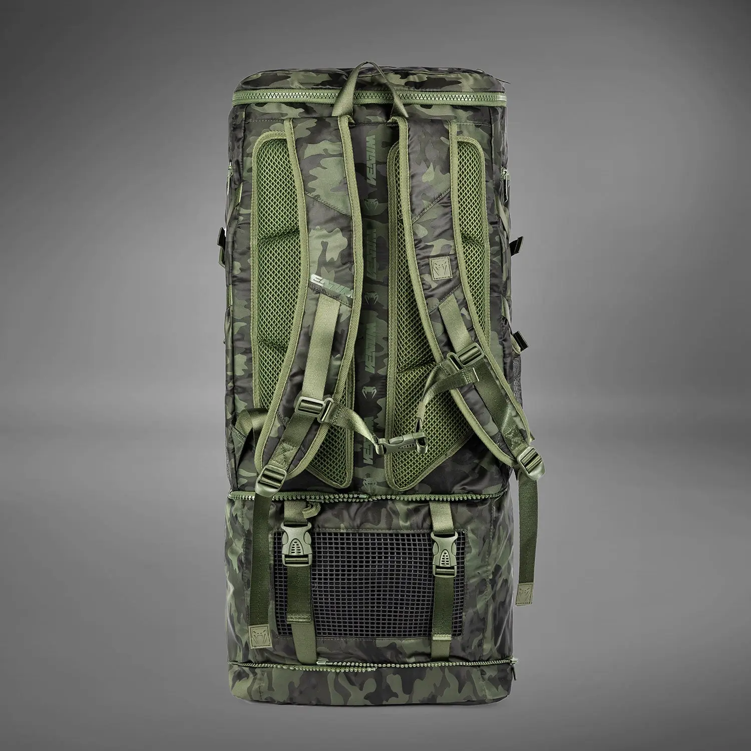 Venum Challenger Xtrem BackPack (50-63L) - Khaki/Camo, изглед отзад