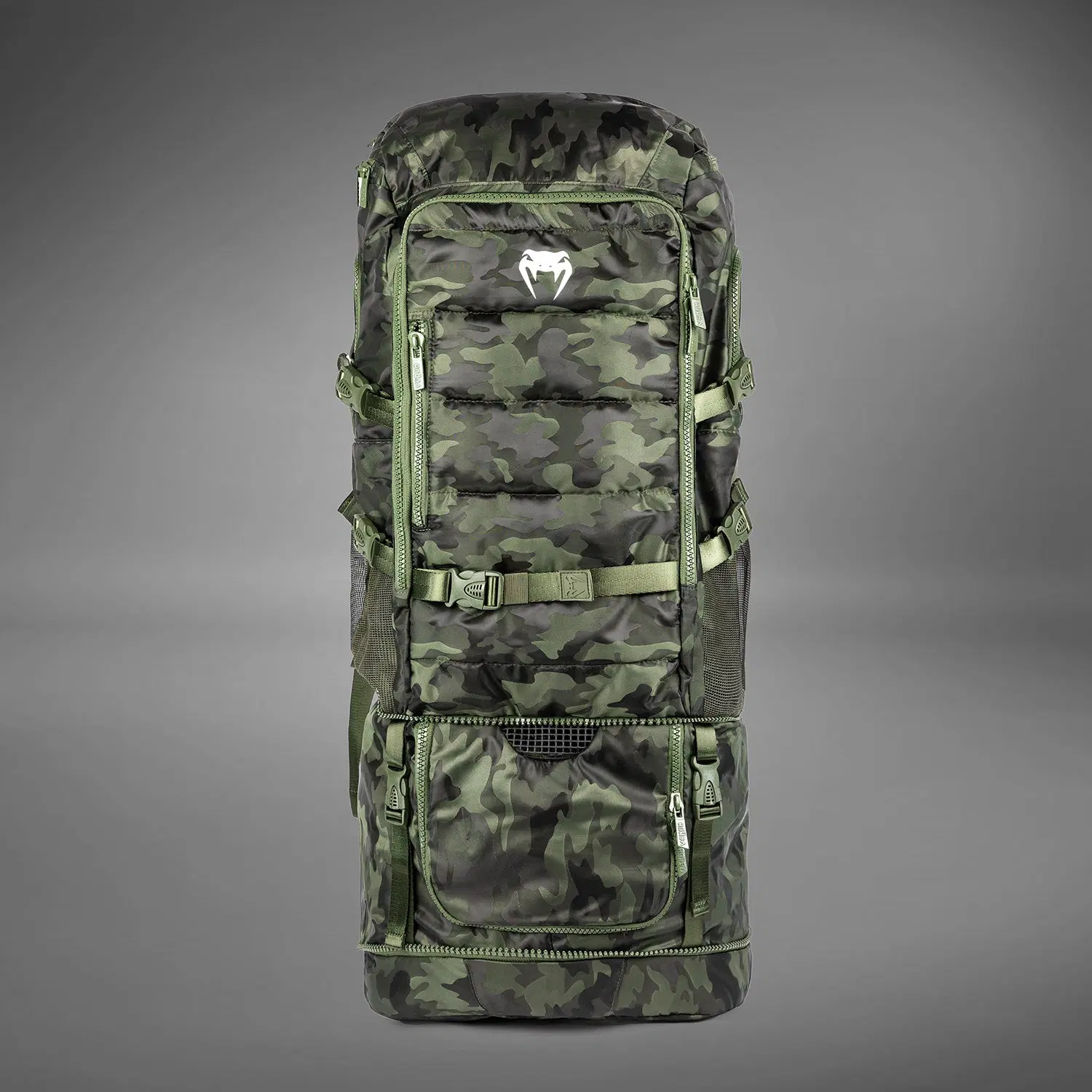 Venum Challenger Xtrem BackPack (50-63L) - Khaki/Camo, преден изглед
