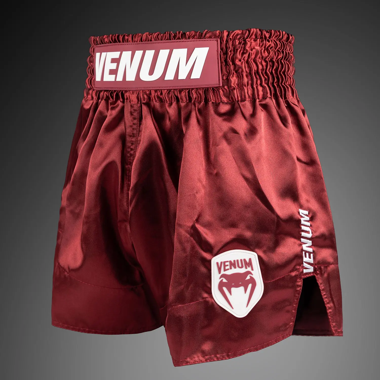 Муай Тай Шорти - Venum Classic Evo Muay Thai Shorts - Burgundy, страничен изглед