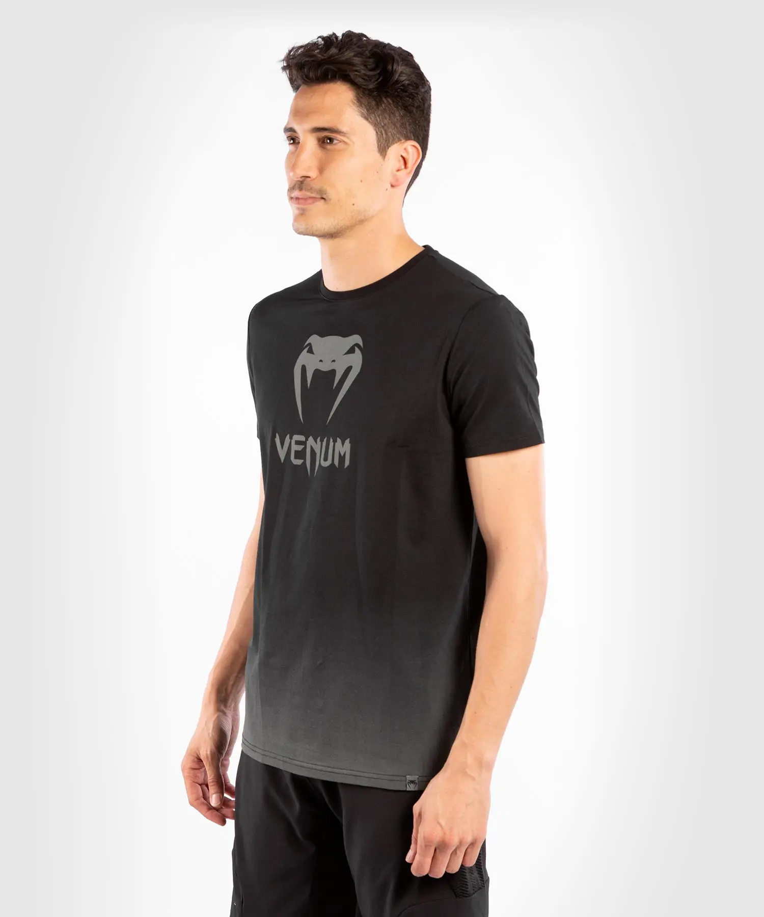 Venum Тениска Classic T-shirt Black/Dark Grey преглед отстрани