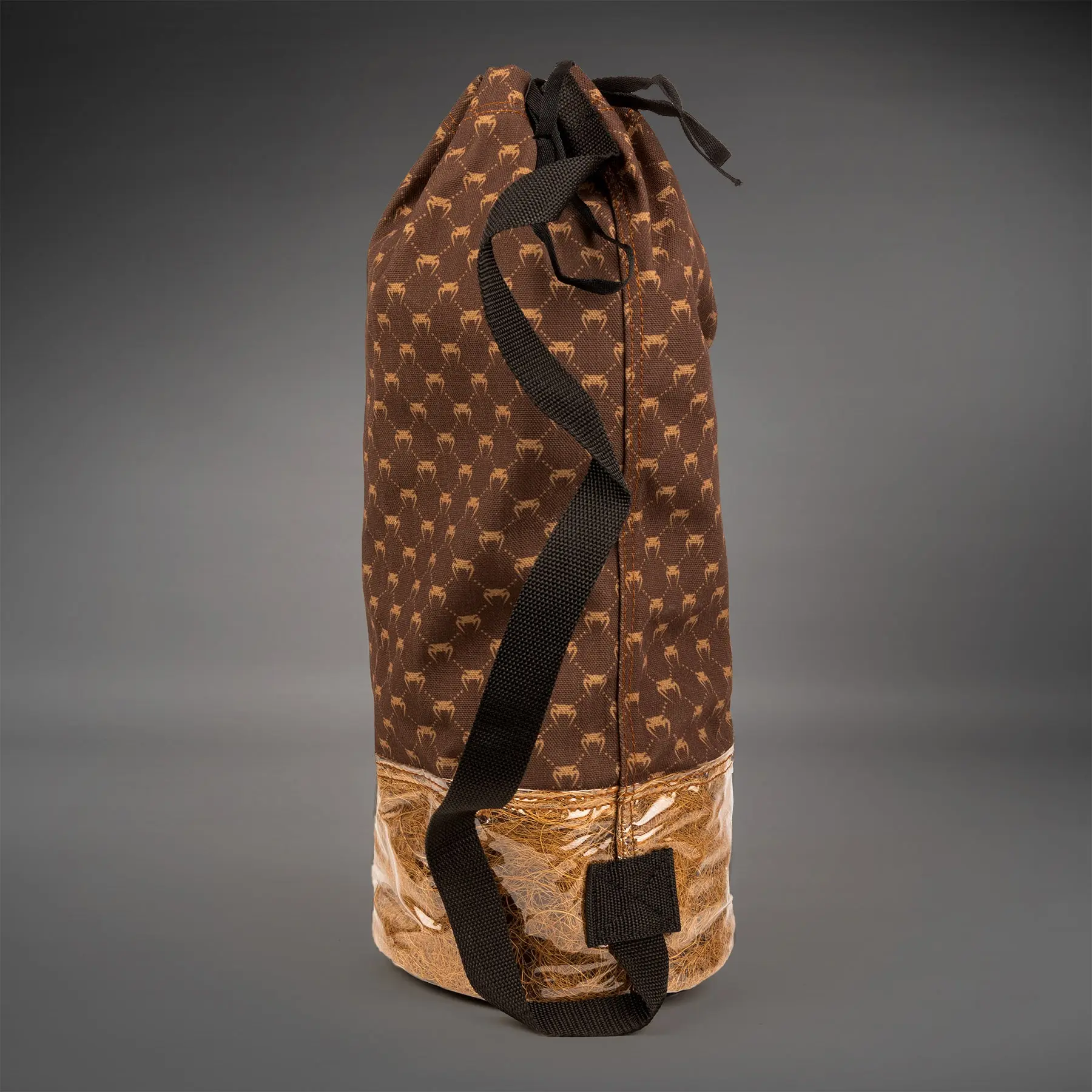 Venum Coco Monogram Pro Lace Up Boxing Gloves - Grizzly Brown - сак със странична лента