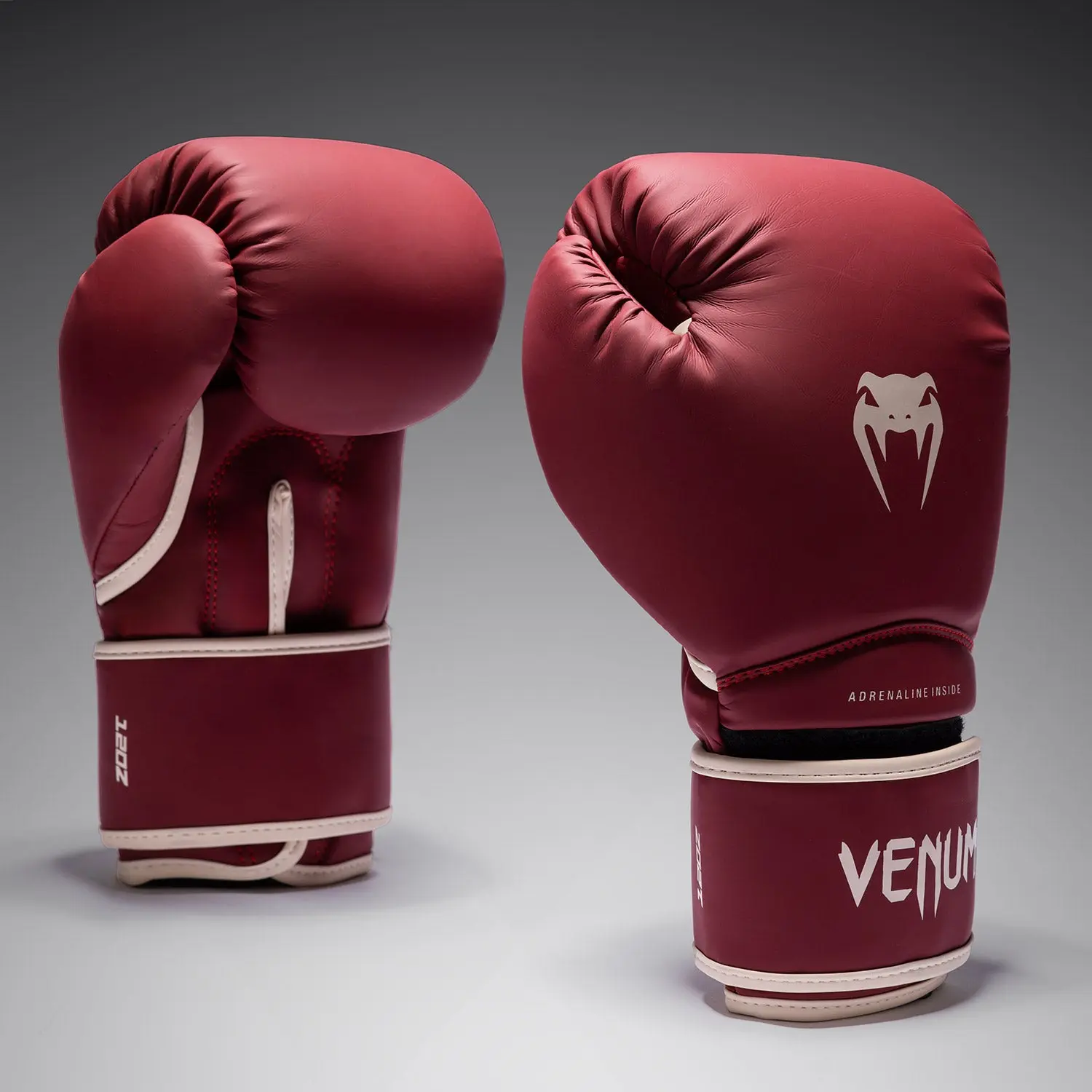 Venum Contender 1.5 Boxing Gloves - Burgundy/ Sand преден изглед