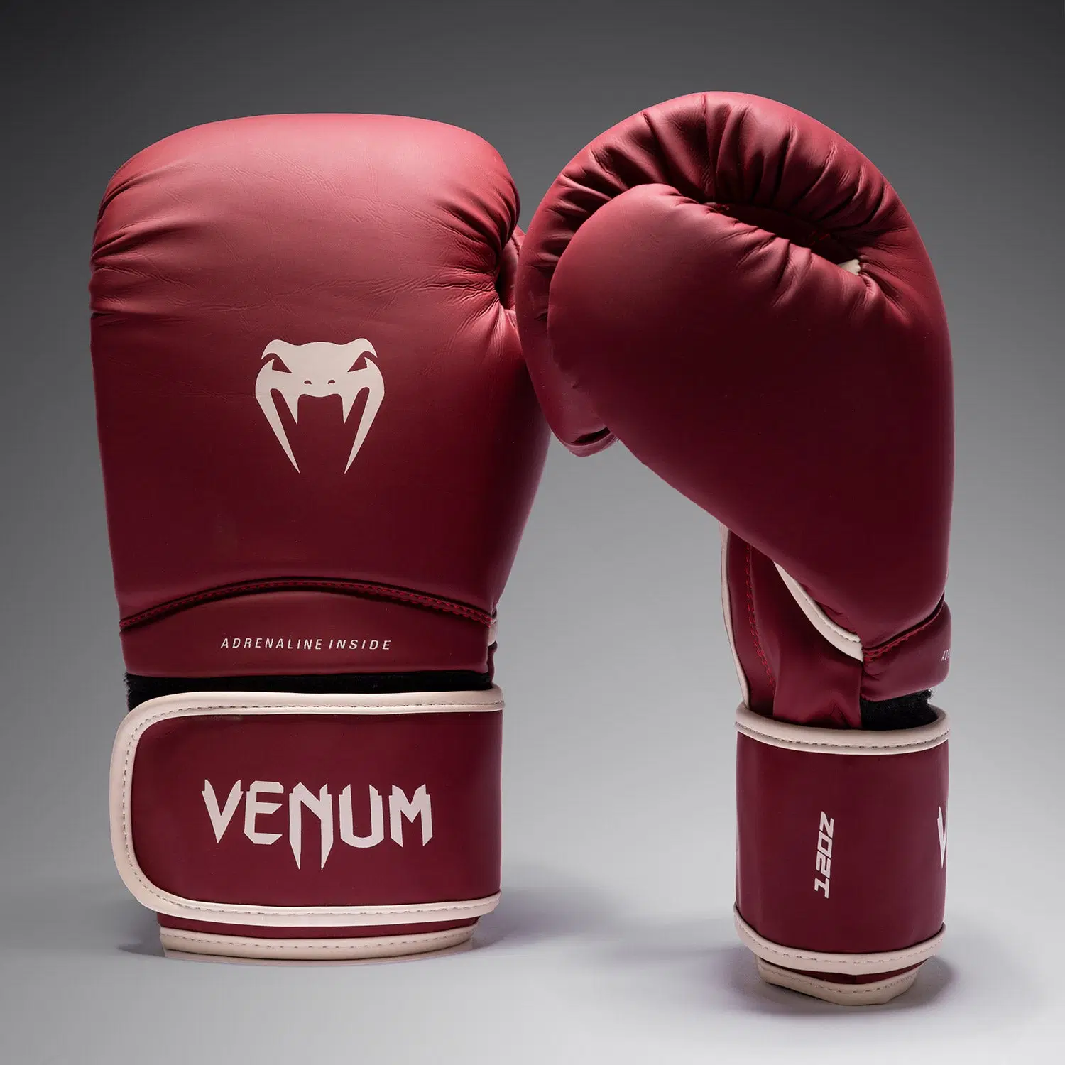 Venum Contender 1.5 Boxing Gloves - Burgundy/ Sand преден изглед
