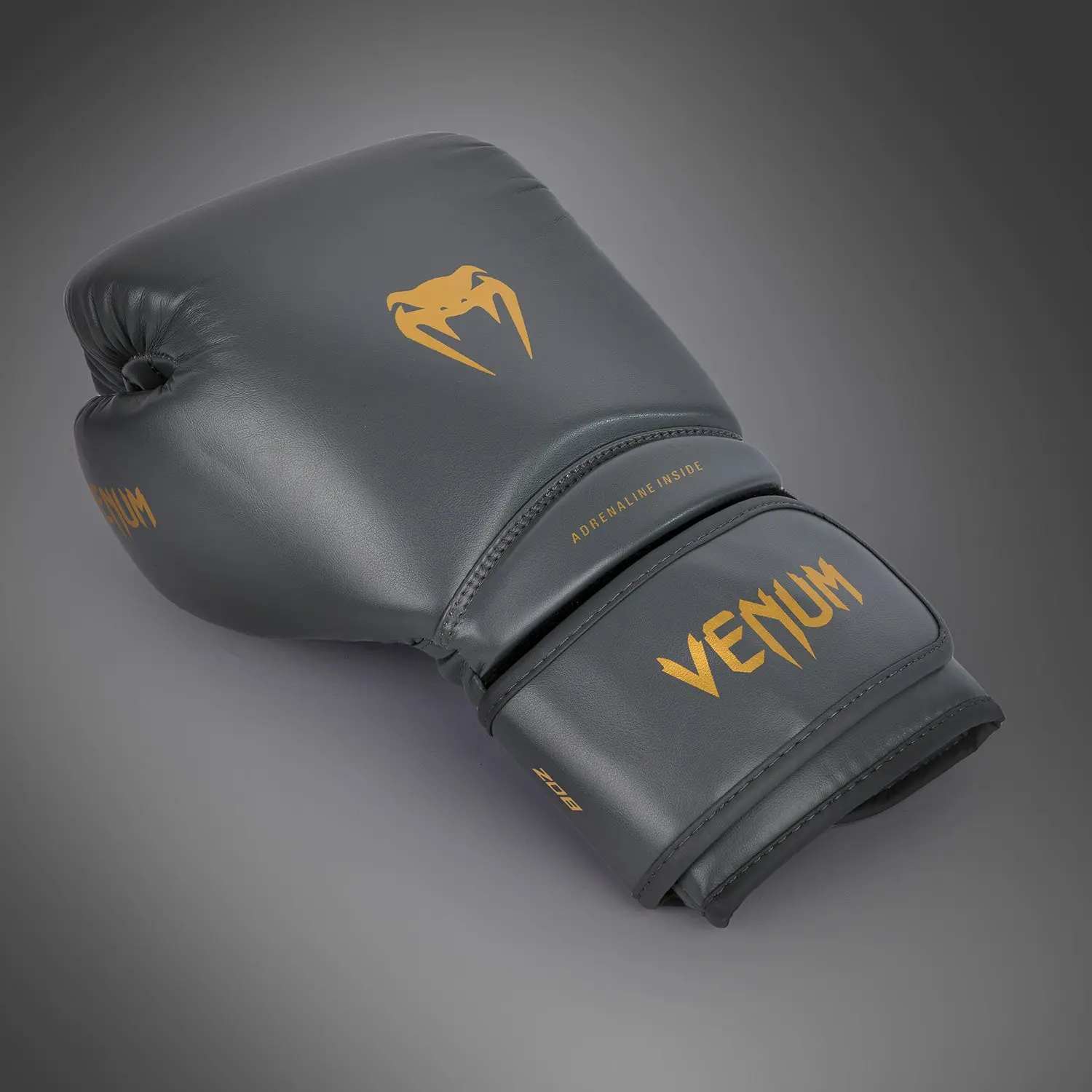 Venum Contender 1.5 Kids Boxing Gloves - Graphite/Gold, изглед отгоре