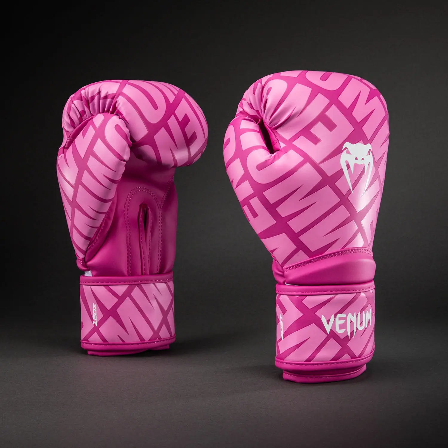 Venum Contender 1.5 XT 3D боксови ръкавици Candy Pink/White - детайл