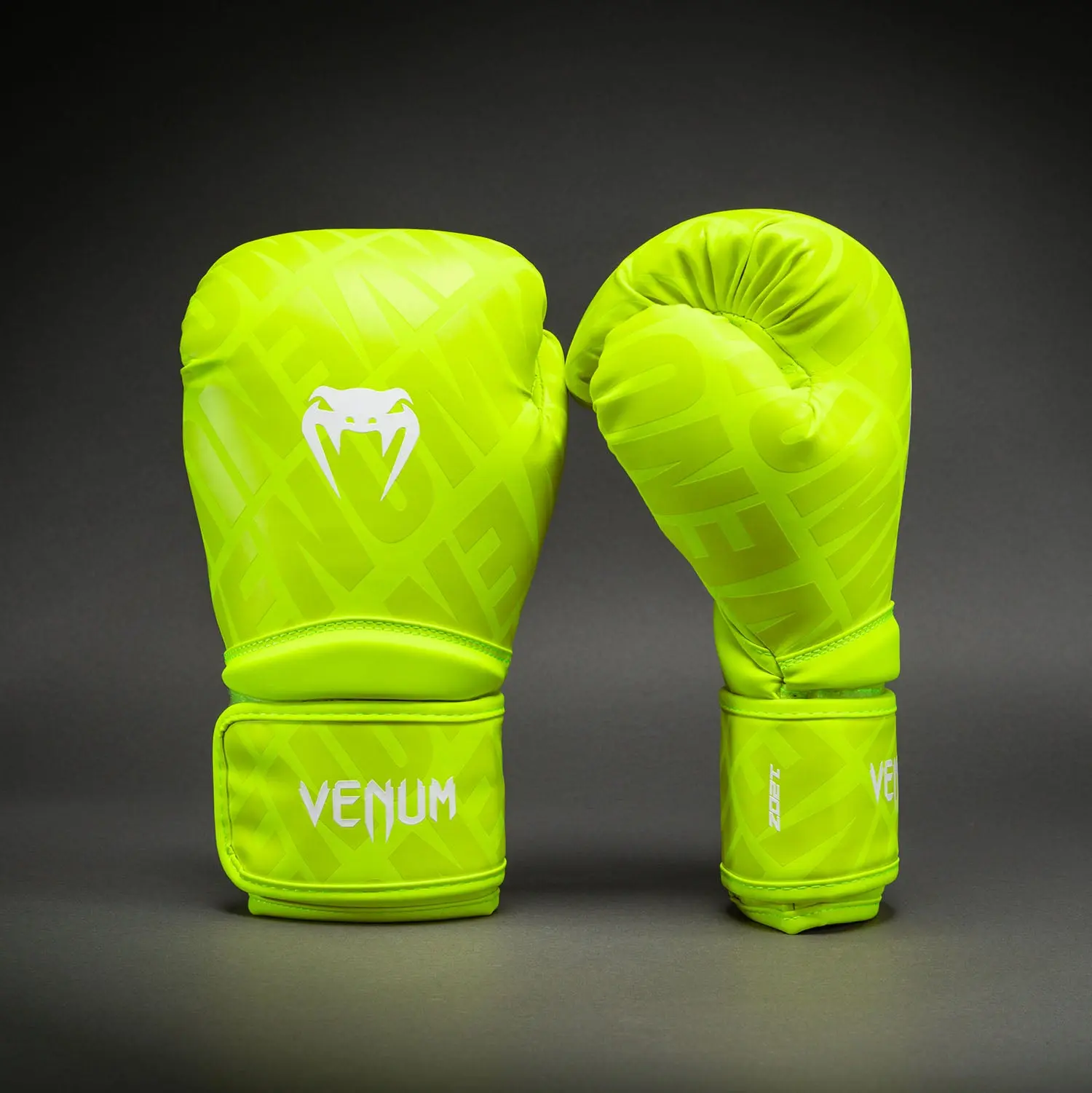 Venum Contender 1.5 XT 3D Boxing Gloves - Neon Yellow, страничен изглед