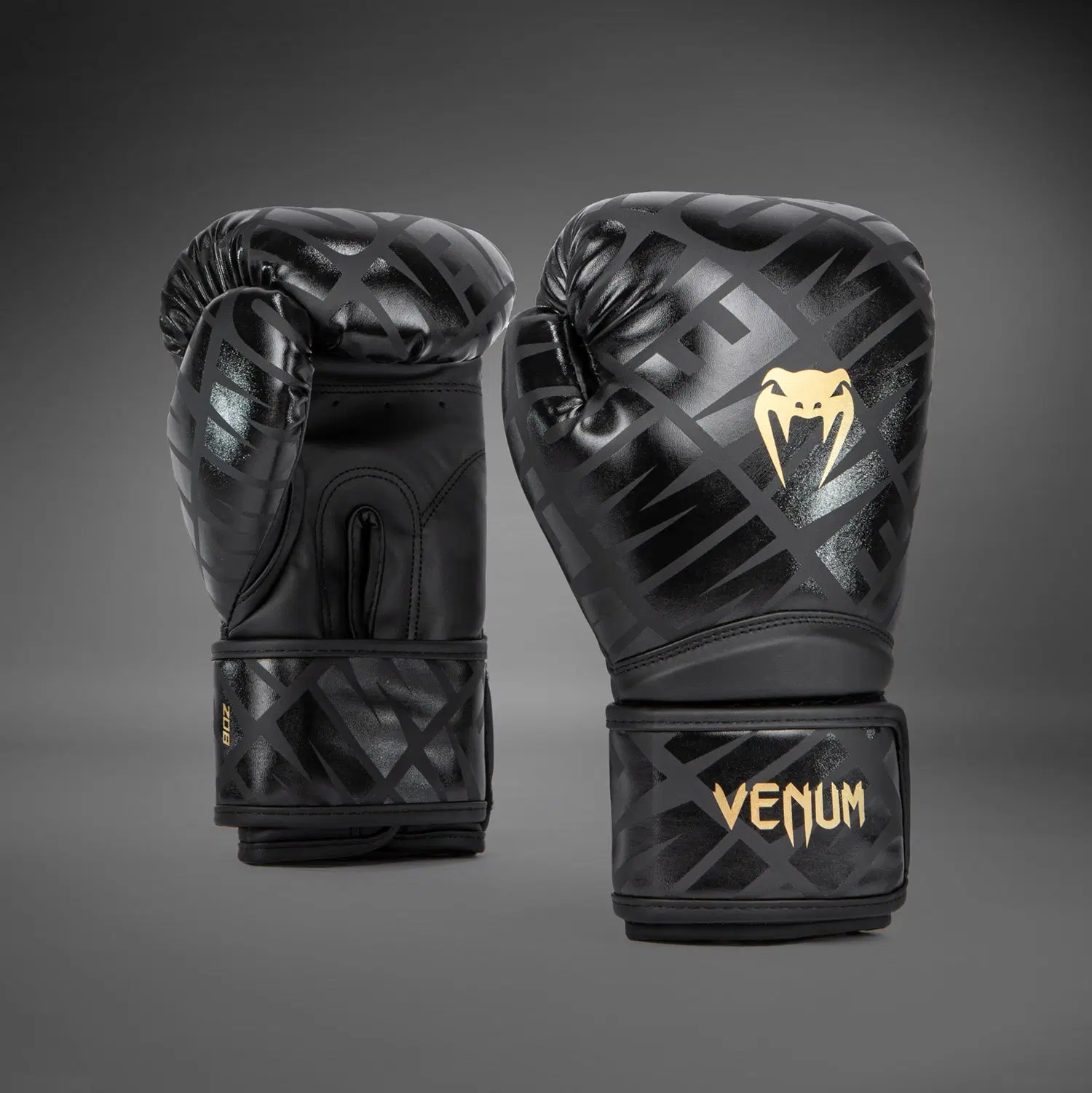Venum Contender 1.5 XT Boxing Gloves - Black/Gold преден изглед