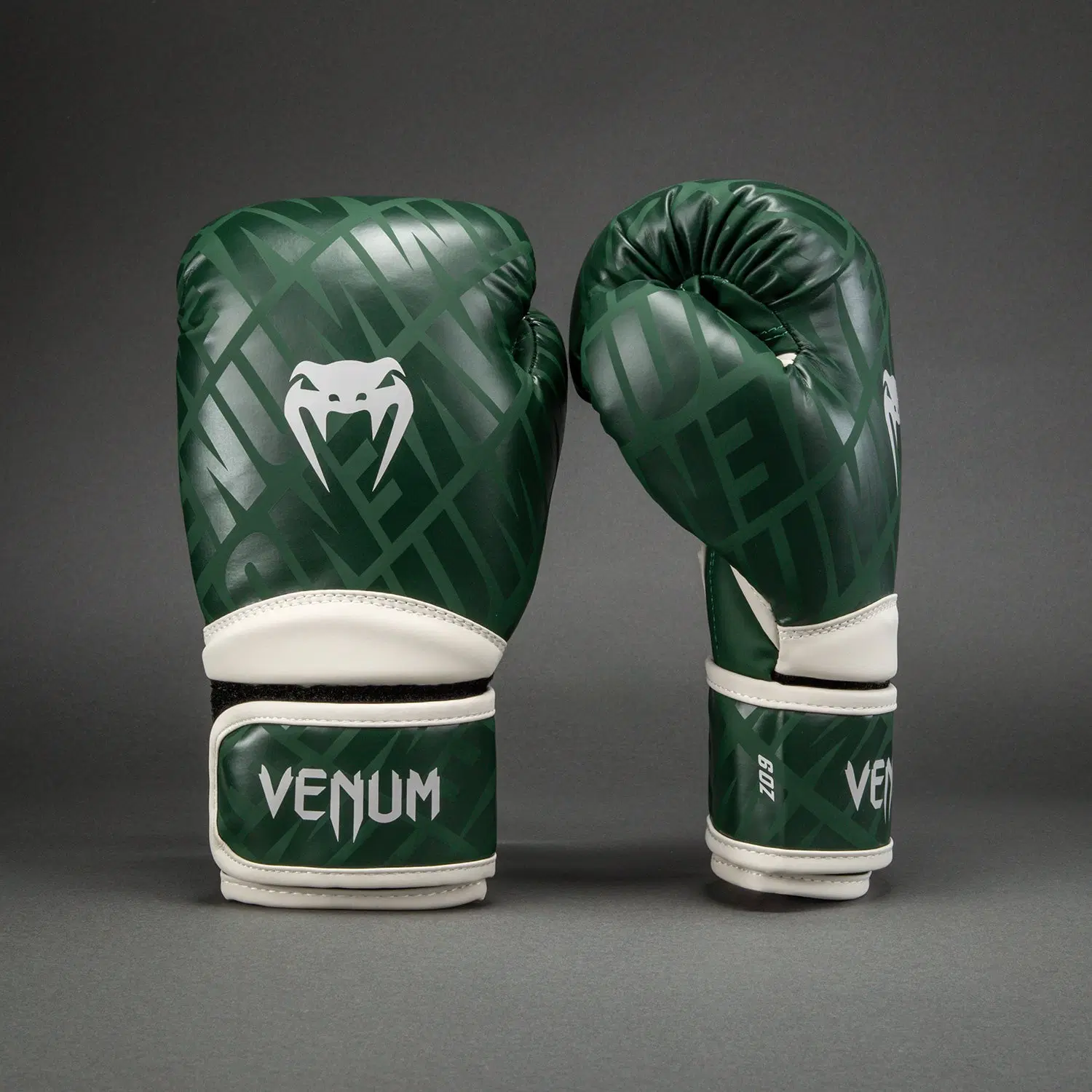 Venum Contender 1.5 XT Kids Boxing Gloves - Forest Green/Off White