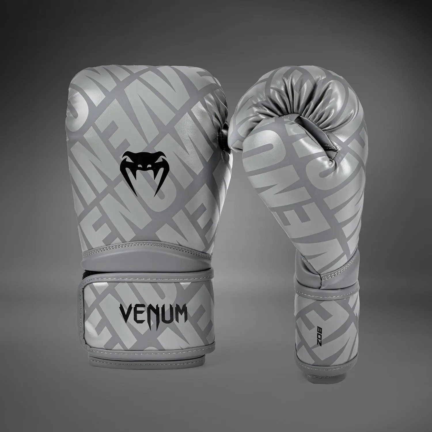 Venum Contender 1.5 XT Kids Boxing Gloves - Graphite-Black, детайлен преден изглед