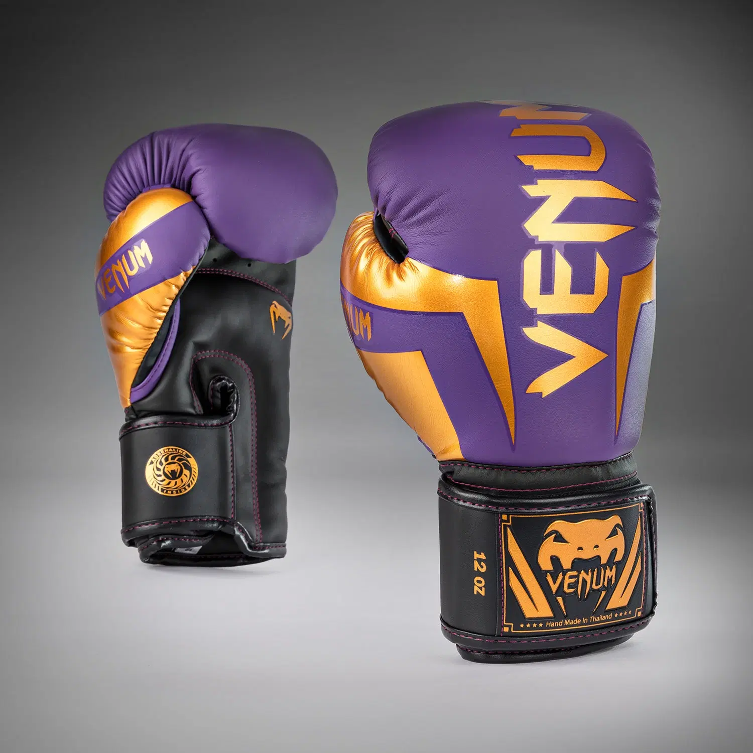 Venum Elite Boxing Gloves - Dark Purple - Special Edition преден изглед