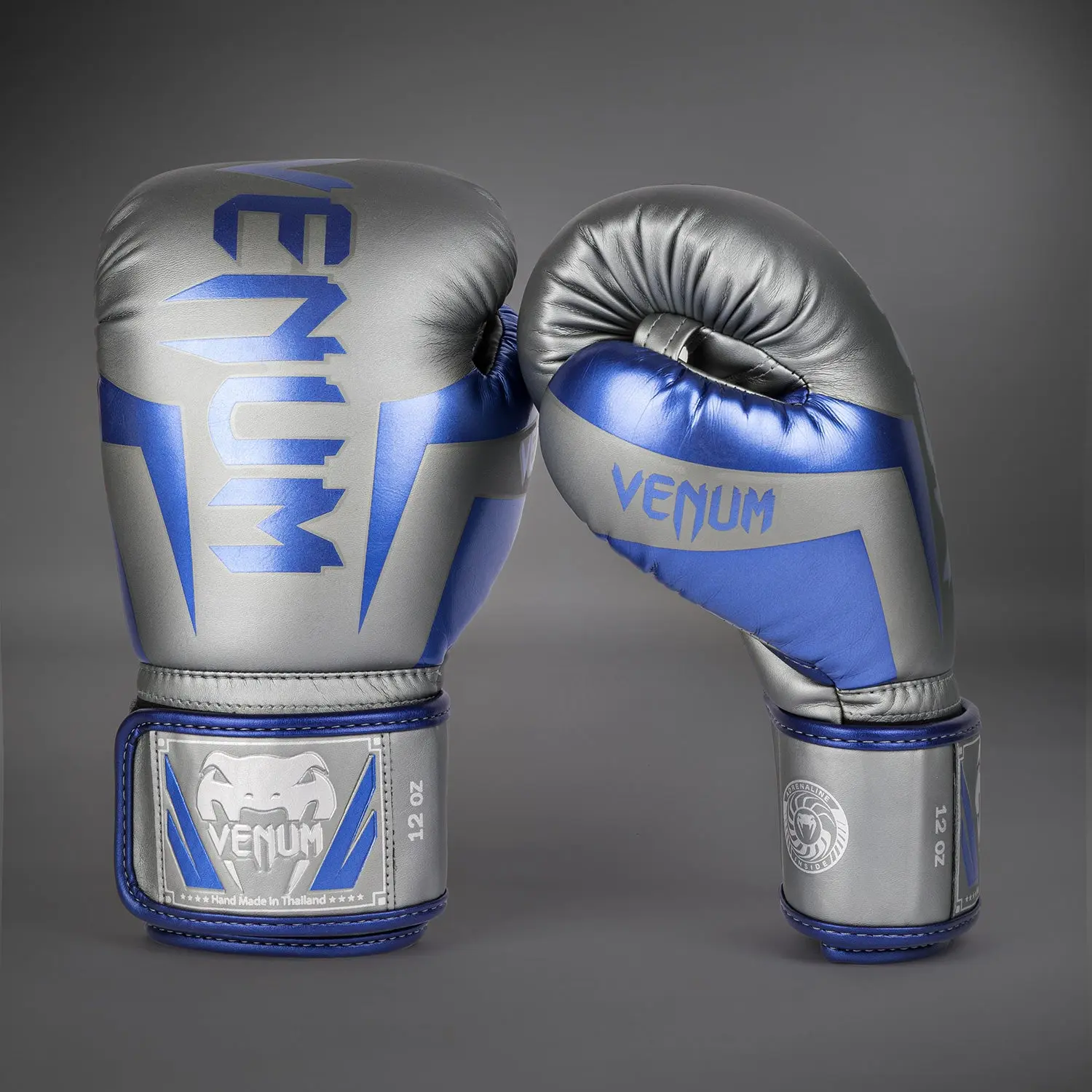 Venum Elite Boxing Gloves - Grey - Special Edition страничен изглед