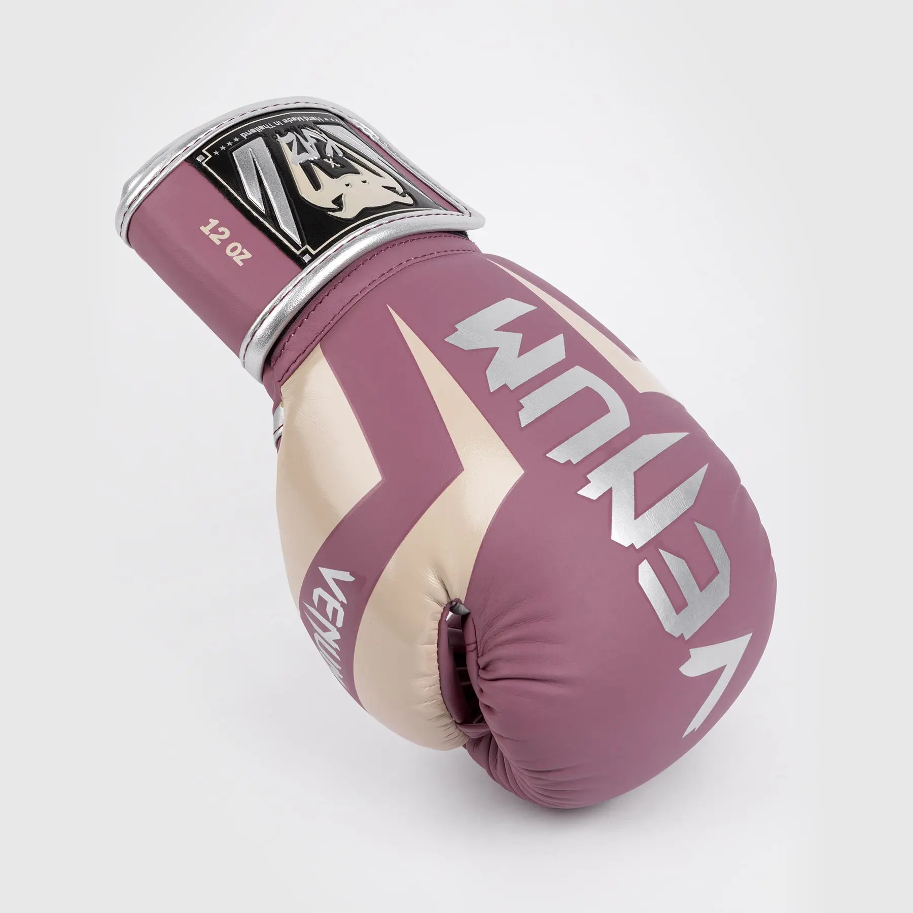 Venum x Kaz Elite Boxing Gloves - Dusky Orchid, страничен изглед