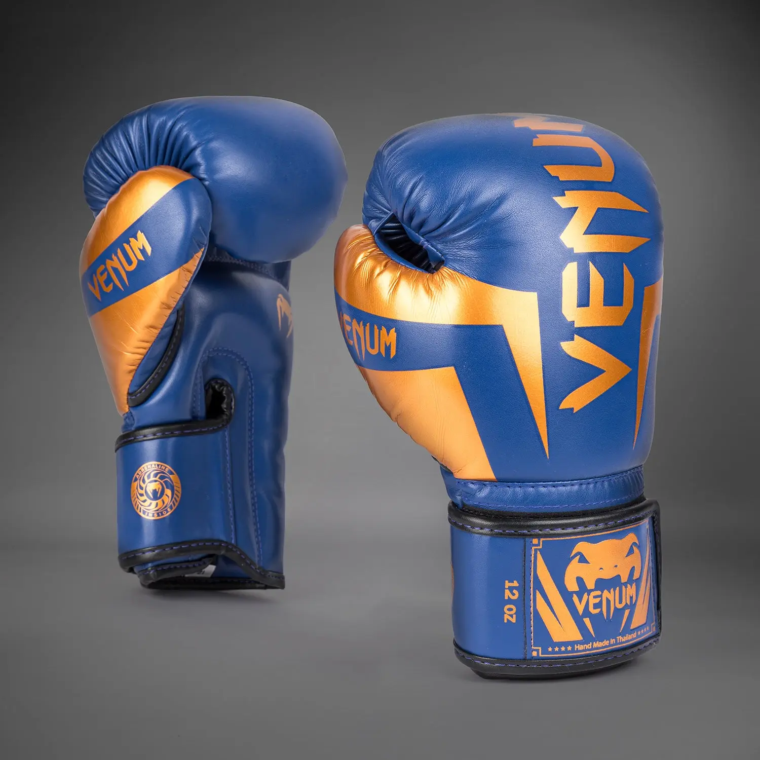 Venum Elite Boxing Gloves - Royal Blue - Special Edition страничен изглед