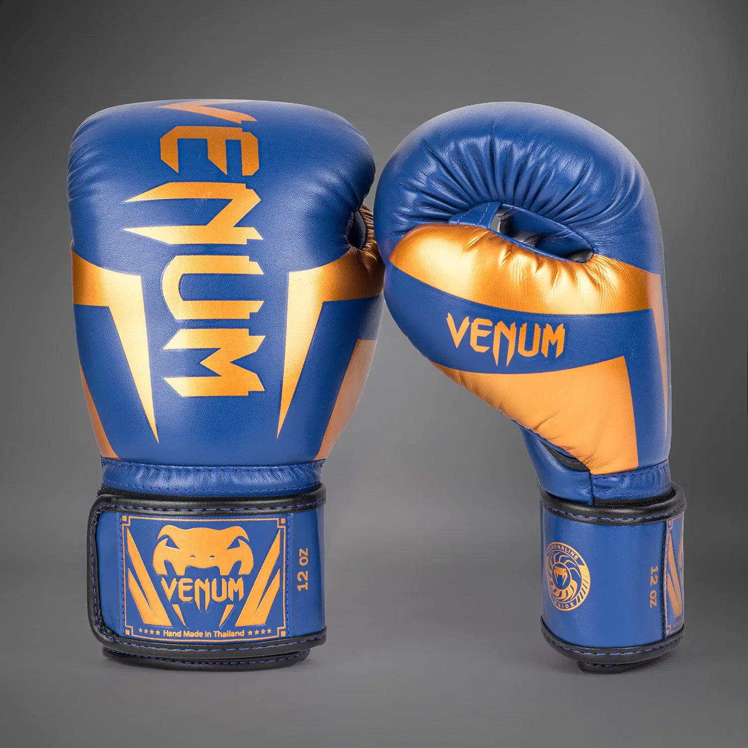 Venum Elite Boxing Gloves - Royal Blue - Special Edition преден изглед