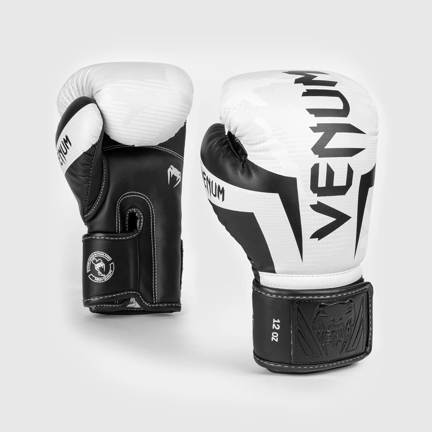 Venum Elite Boxing Gloves - White/Camo, предна част