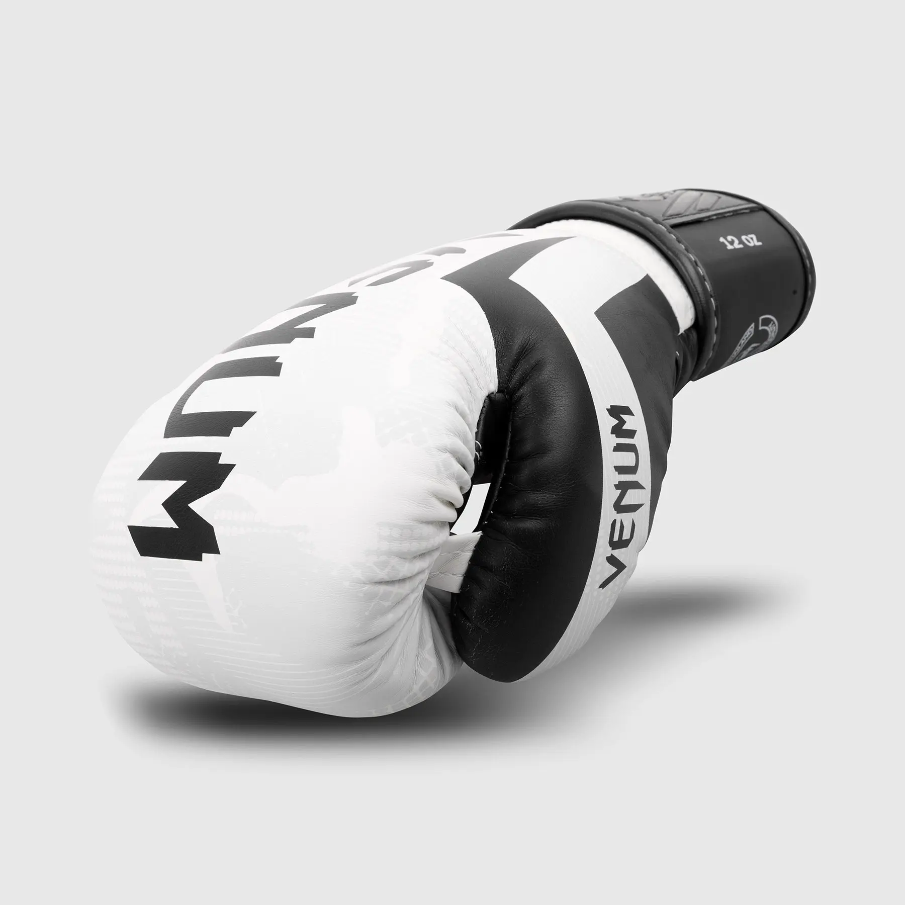 Venum Elite Boxing Gloves - White/Camo, изглед отстрани