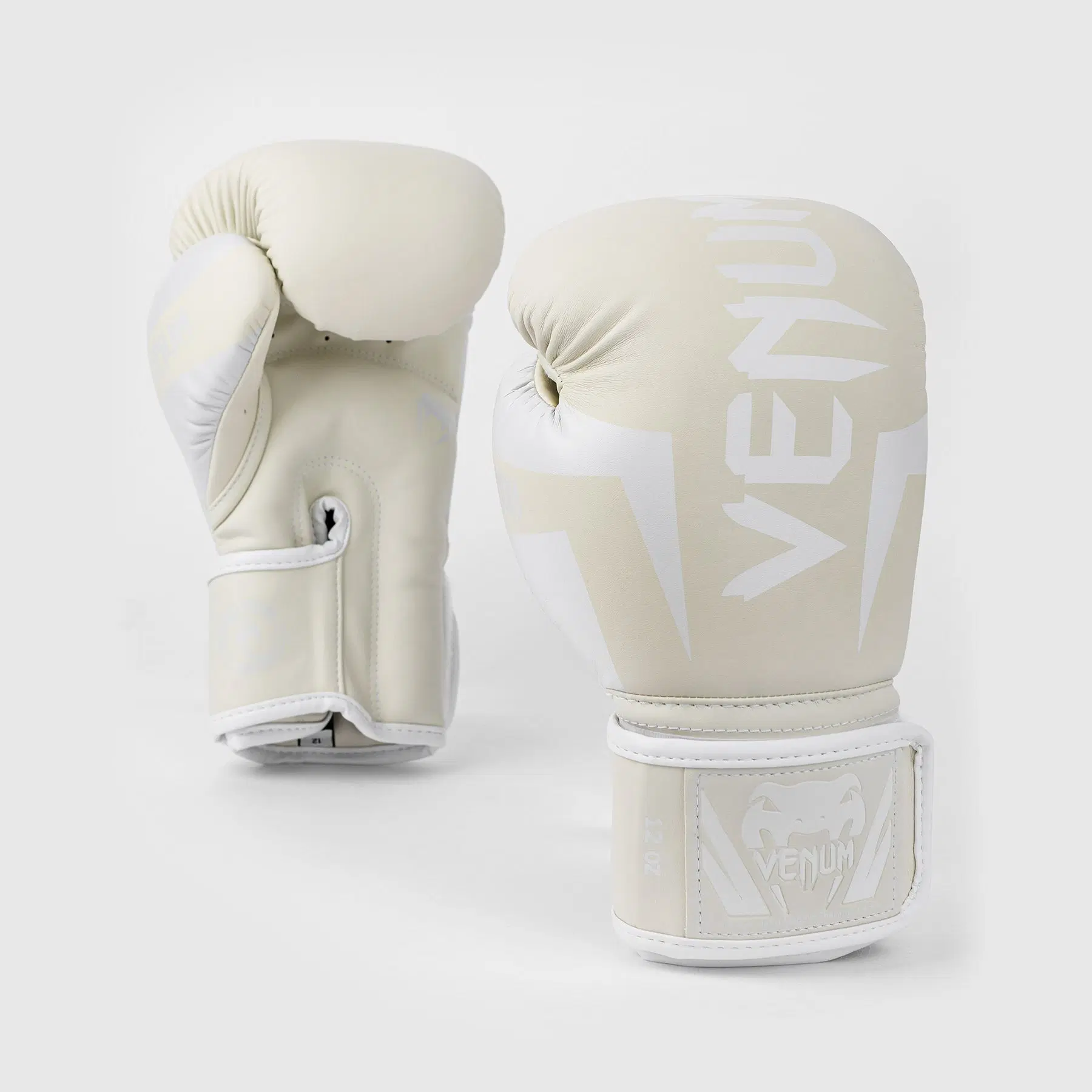 Venum Elite Boxing Gloves - White/Ivory