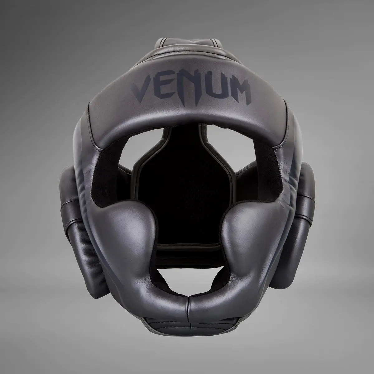 Venum Elite Headgear – Grey/grey отгоре