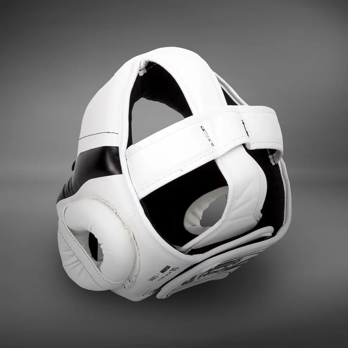 Venum Elite Headgear – White/Black с отворена горна част