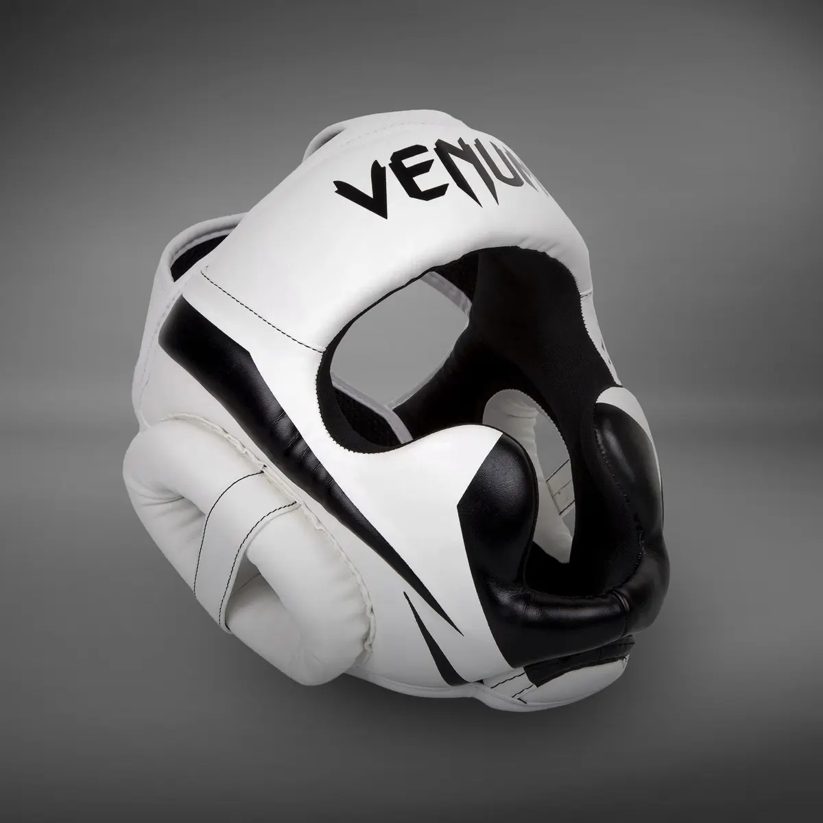 Venum Elite Headgear – White/Black