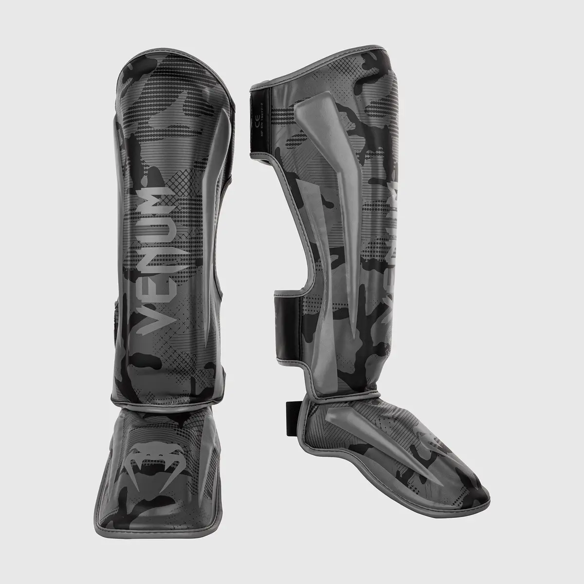 Venum Elite Shin Guard - Black Camo