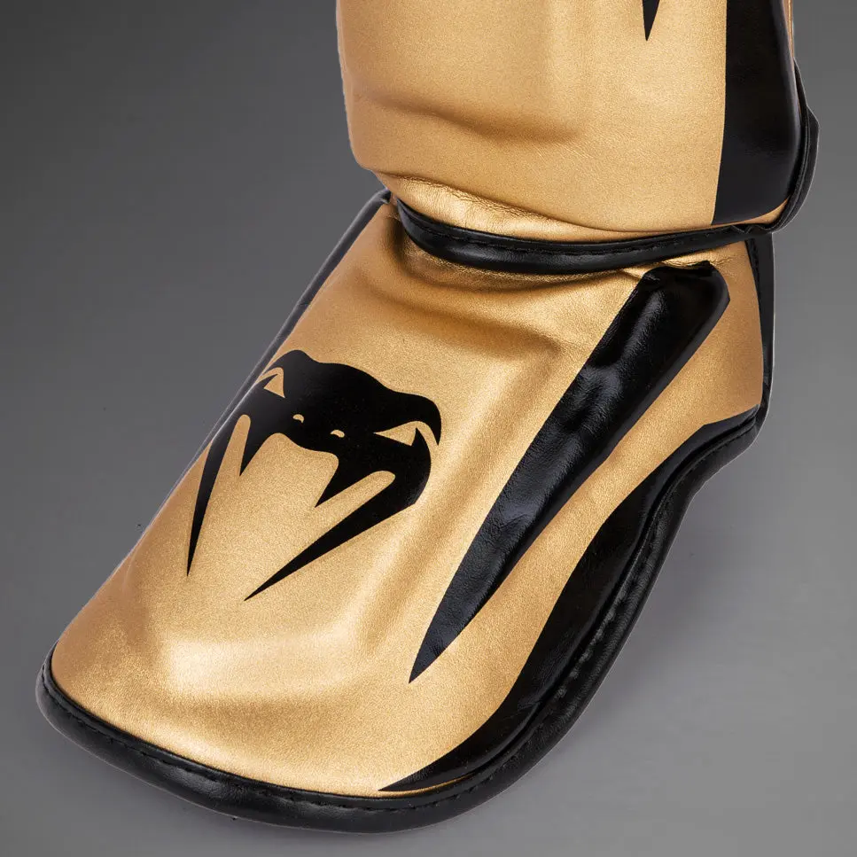 Venum Elite Standup Shin guards - Gold/Black пристягане