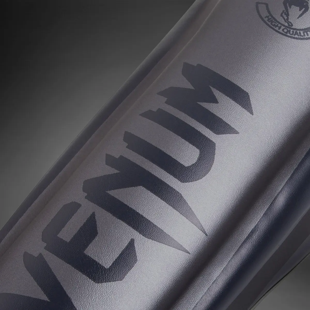 Venum Elite Standup Shinguards - Grey логото Venum