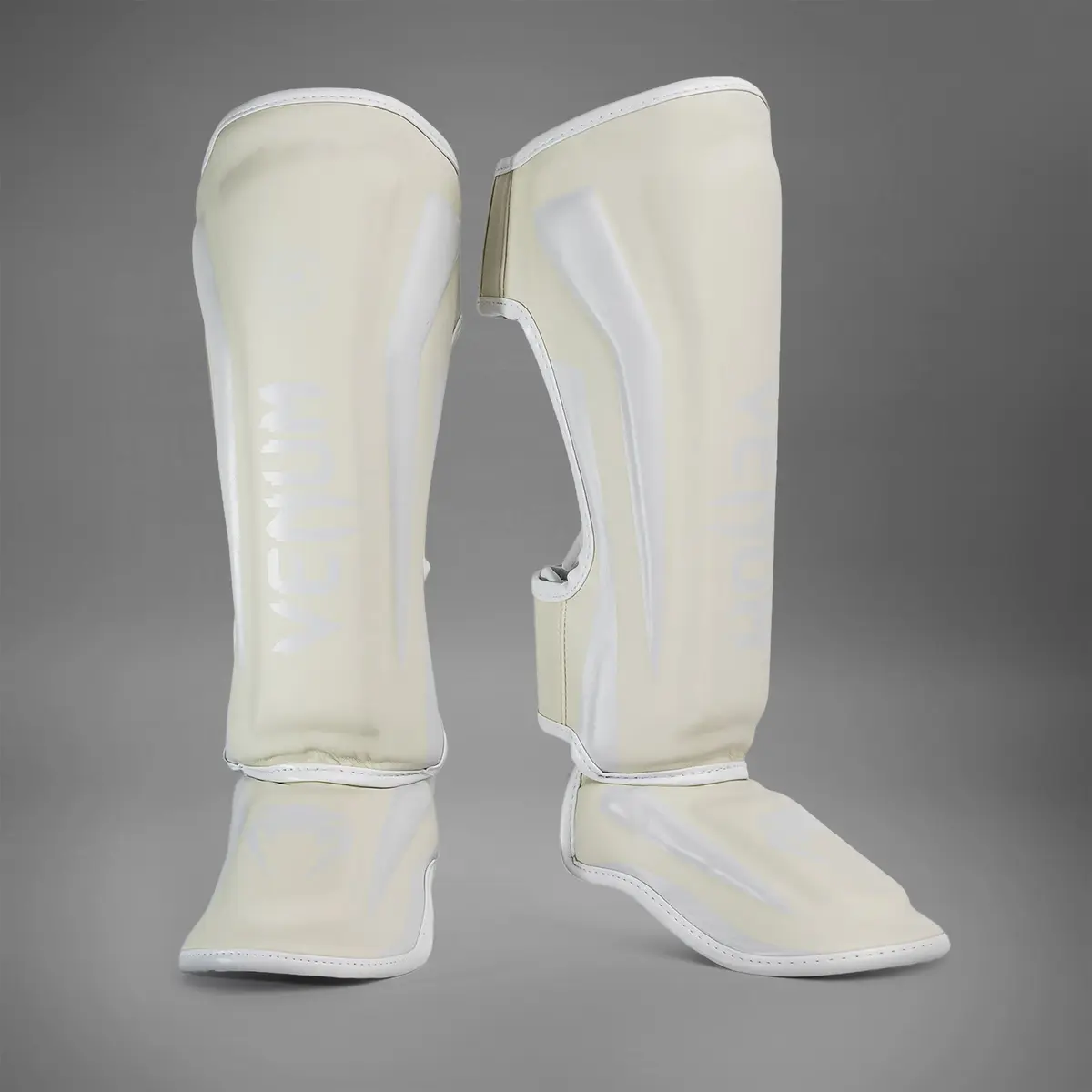 Venum Elite Standup Shinguards - White преден изглед страница