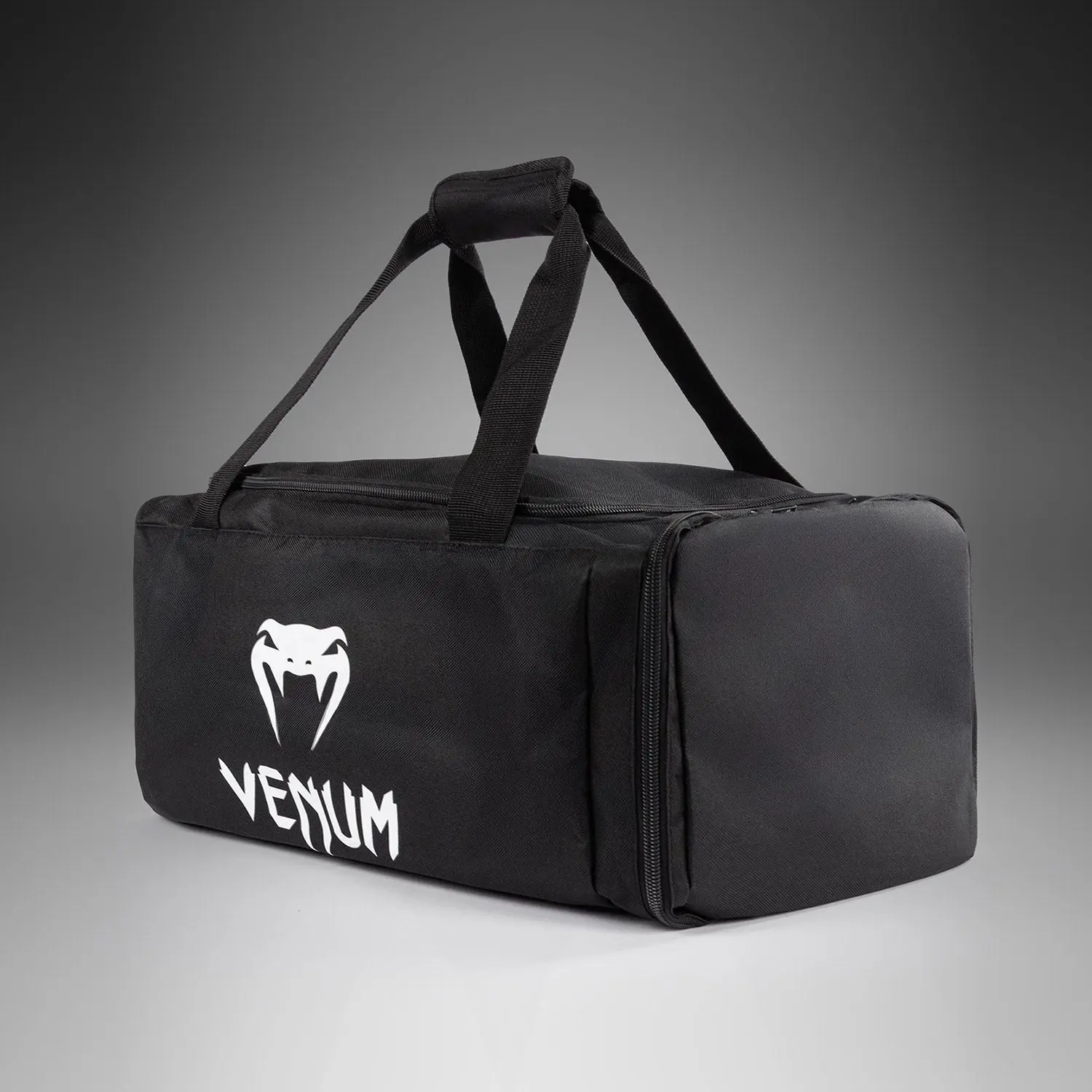 Venum Essential Sports Bag (37L) - Black, страничен преден изглед