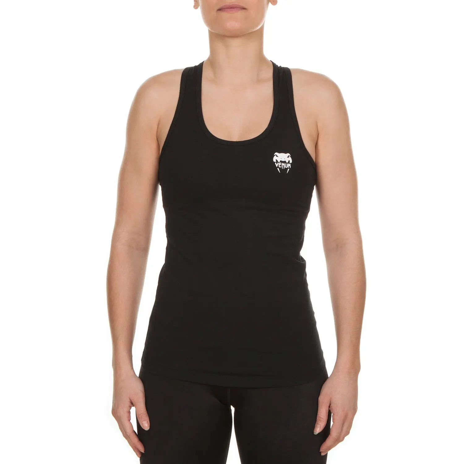 Venum Потник - VENUM ESSENTIAL TANK TOP - Black, дамски, преден изглед