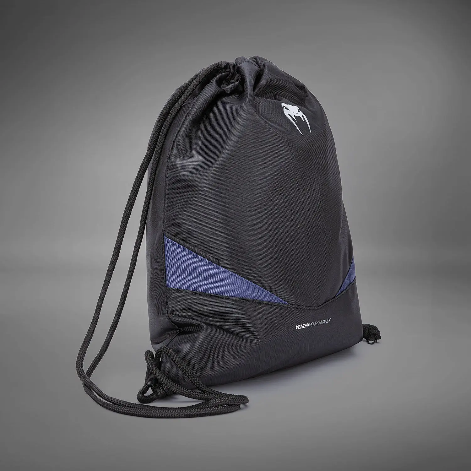Venum Evo 2 Drawstring Bag (15-20L) - Black/Blue, страничен изглед