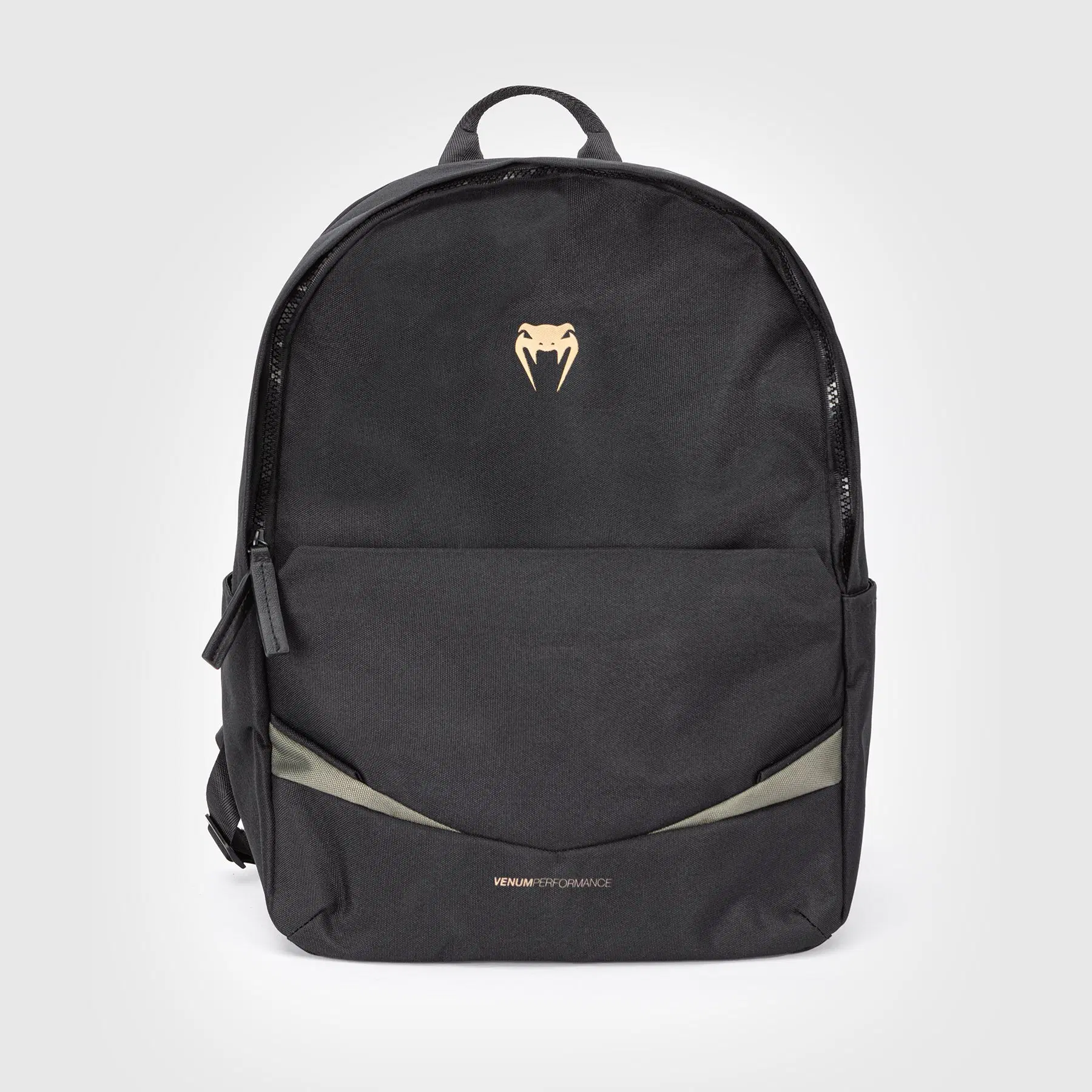 Venum Evo 2 Light Backpack (20-25L) - Black/Khaki, преден изглед