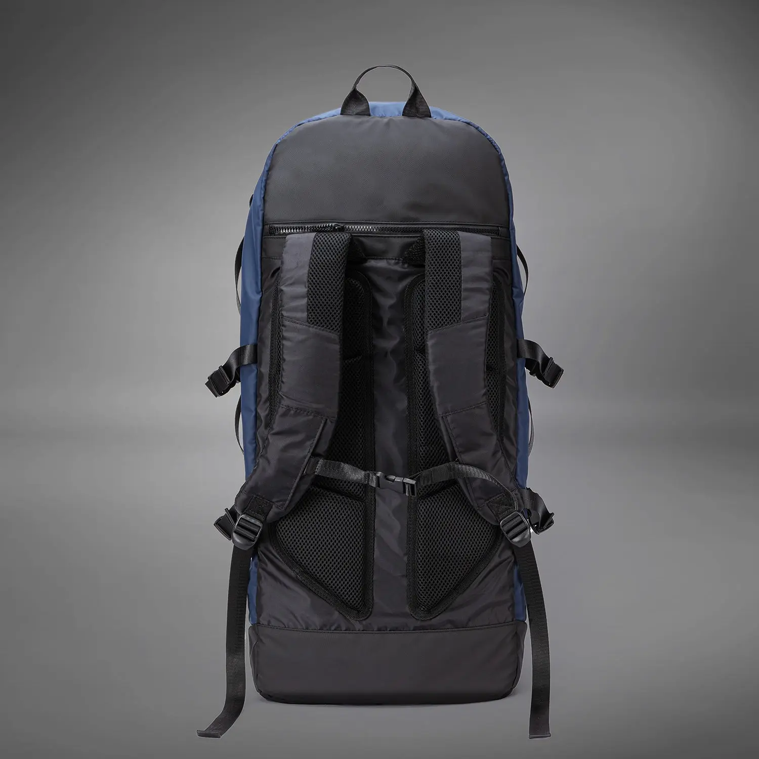 Venum Evo 2 Xtrem Backpack (50-63L) - Black/Blue, заден изглед